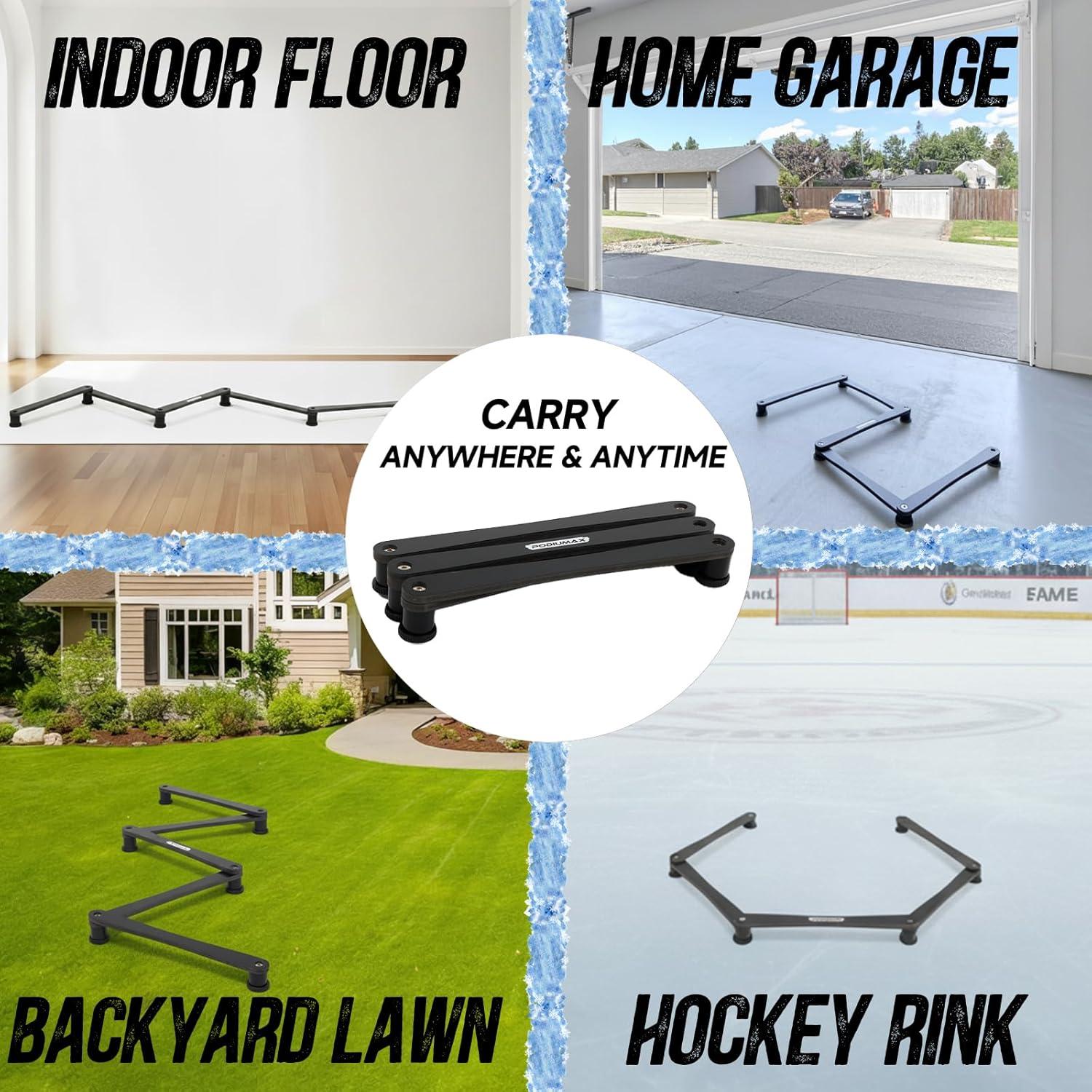 Entrenador de Stick de Hockey PodiuMax 5 Secciones ABS 0.77kg