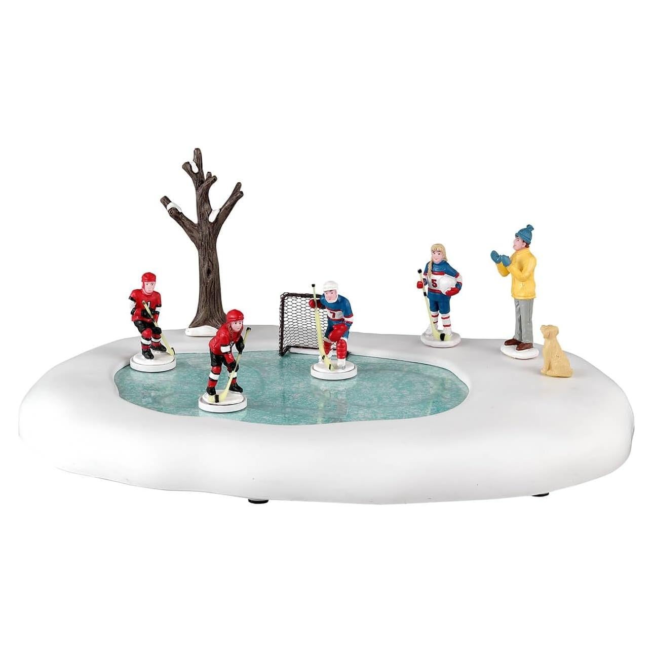 Acento de Mesa Lemax Niñas Jugando Hockey 34085 Navidad