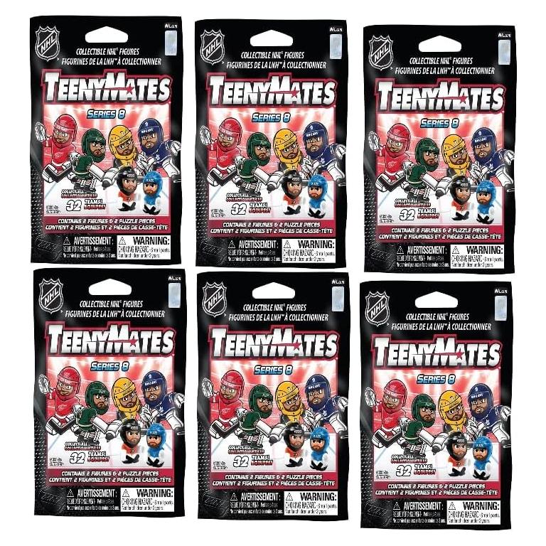 Conjunto de Figuras de Hockey TeenyMates Party Animal 2021