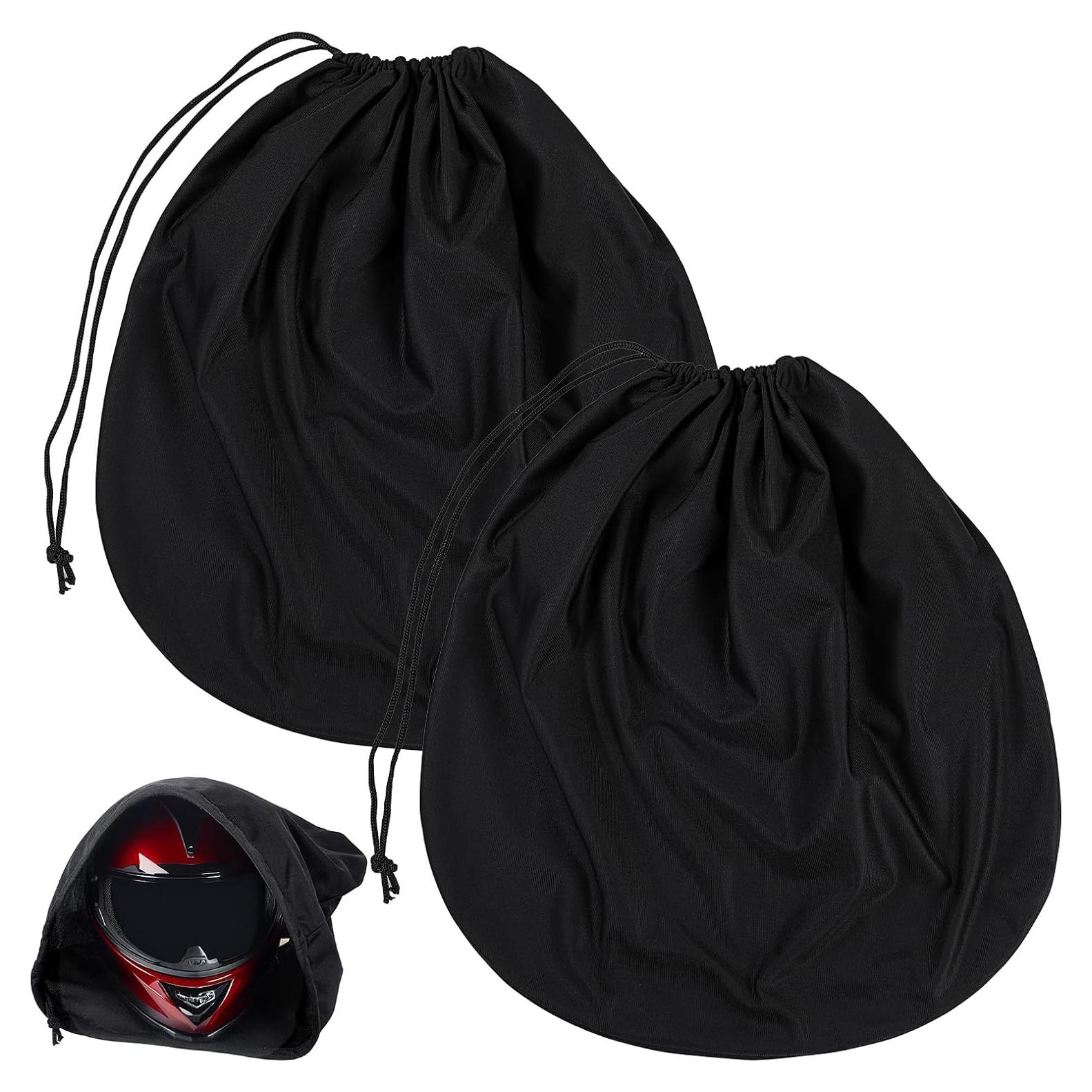 Paquete de 2 Bolsas para Casco Ptwola 23.5x12 cm Negro