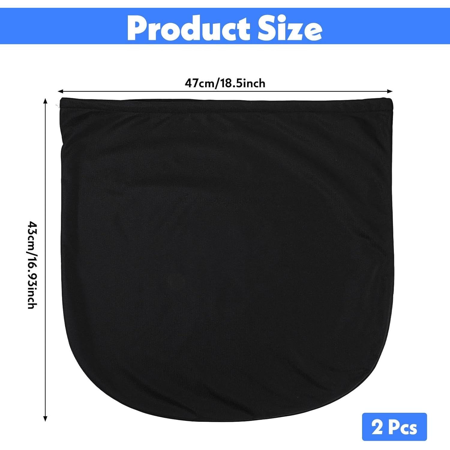 Paquete de 2 Bolsas para Casco Ptwola 23.5x12 cm Negro