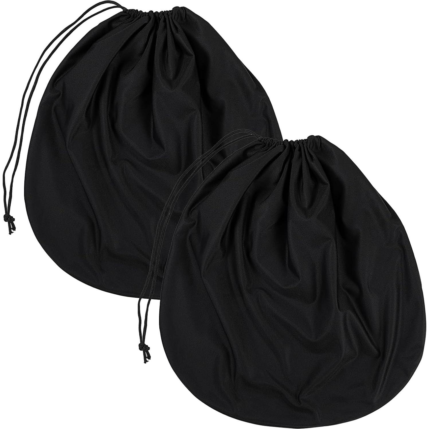 Paquete de 2 Bolsas para Casco Ptwola 23.5x12 cm Negro