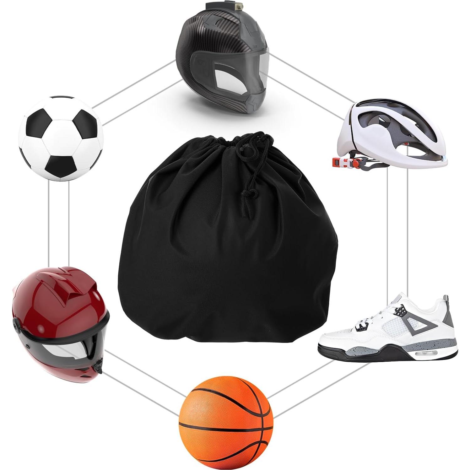 Bolsa para Casco Bremorou Negra 43x45 cm Ligera con Cierre