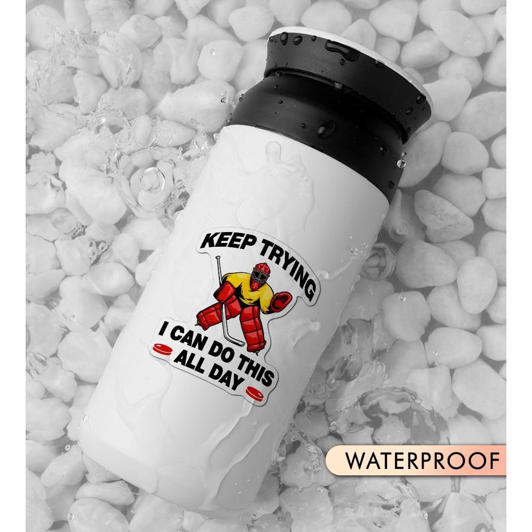 Calcomanías de Portero de Hockey AOMAT77 - 5 Piezas Impermeables