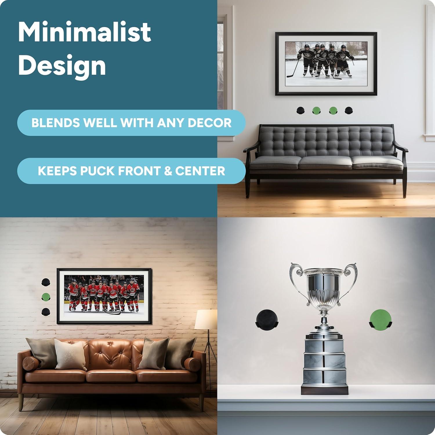 Soporte de Puck de Hockey Montaje en Pared Matterform - Paquete de 2