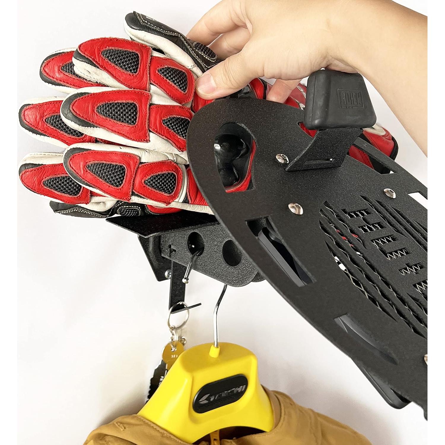 Soporte para Casco HUCK con Ventilador USB, Negro