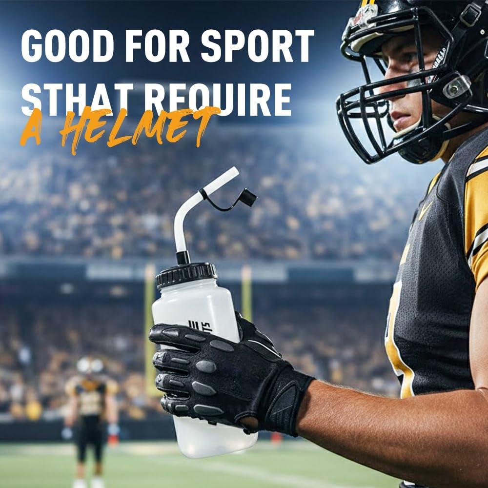 Botella de Agua Deportiva UICE 1L con Pajilla Larga - 2-Pack