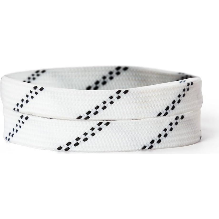 Pulsera de Cuerda de Hockey ChalkTalkSPORTS Ajustable Blanca