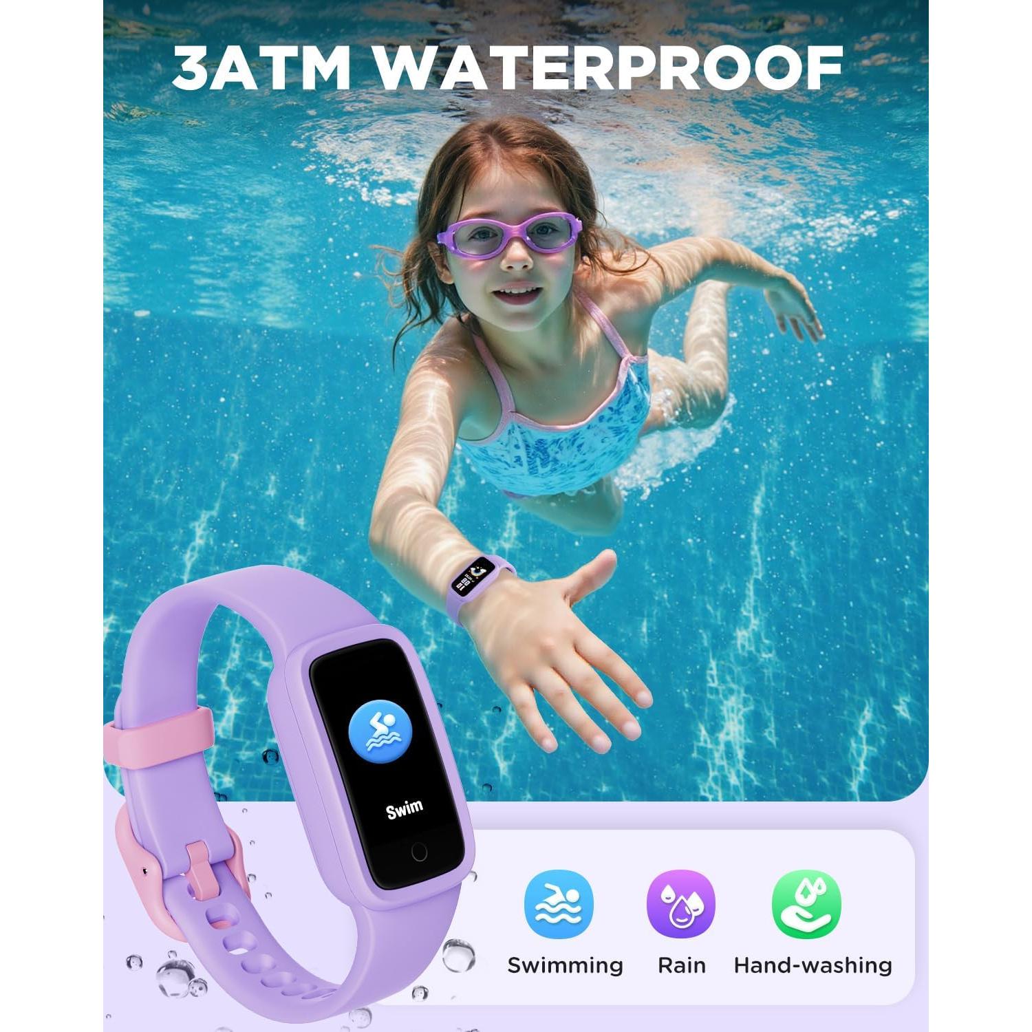 Reloj de Fitness para Niños BIGGERFIVE Vigor 3 Lila