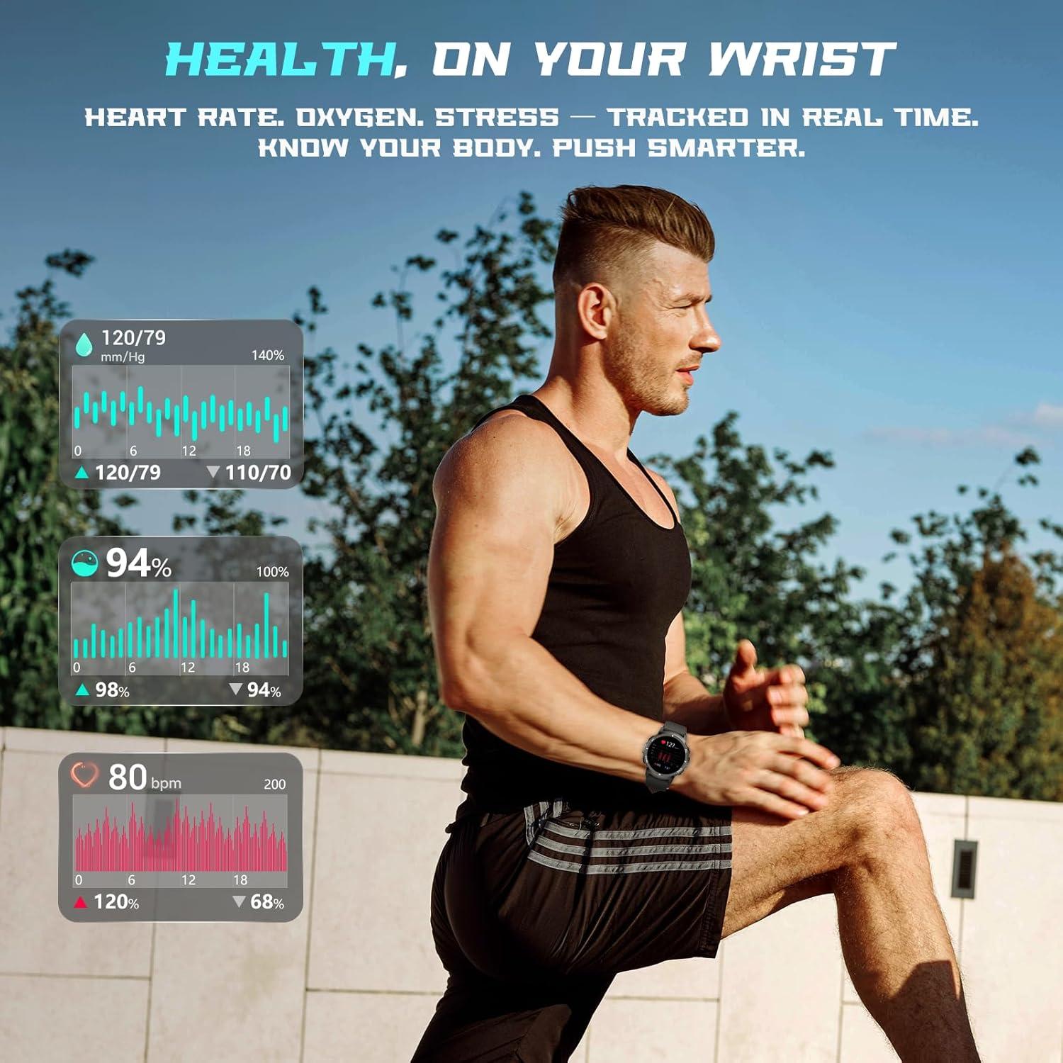 Reloj Inteligente Paybay S52V2 Negro 1.43" IP68 Bluetooth