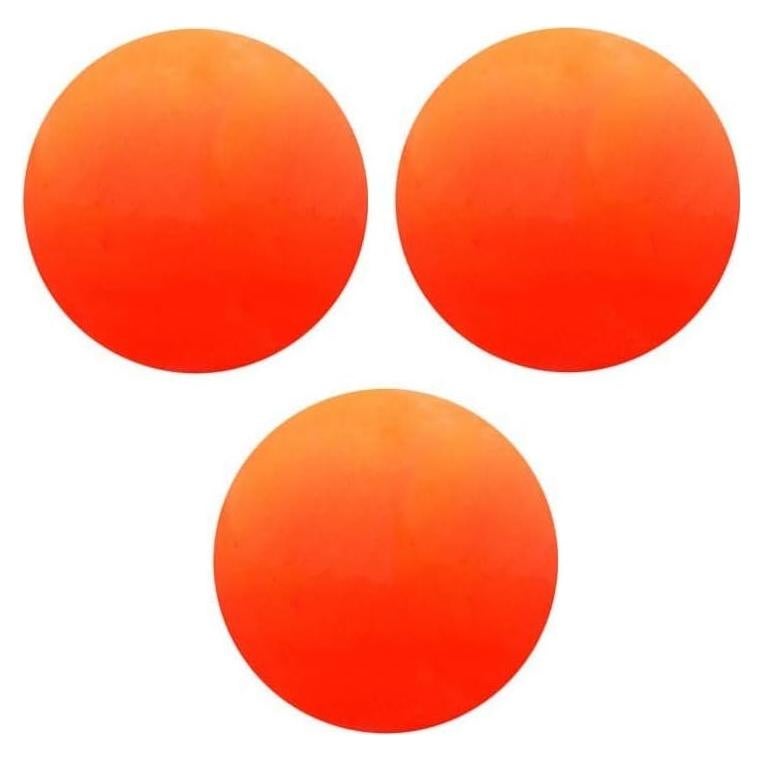 Pelotas de Hockey de Piso Naranja Genérico - Paquete de 3