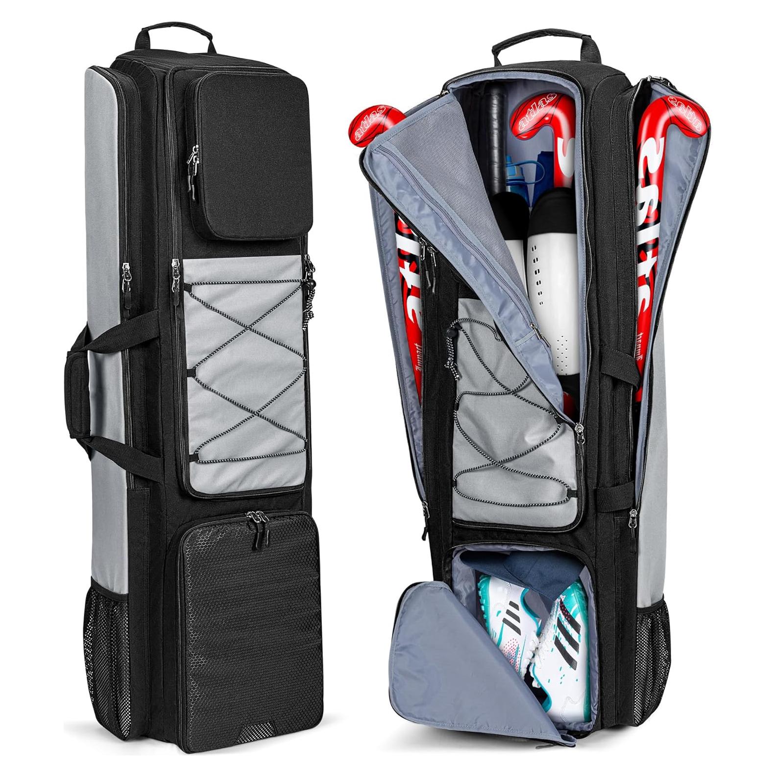 Mochila de Hockey de Campo GOBUROS con 4 Palos y Compartimentos