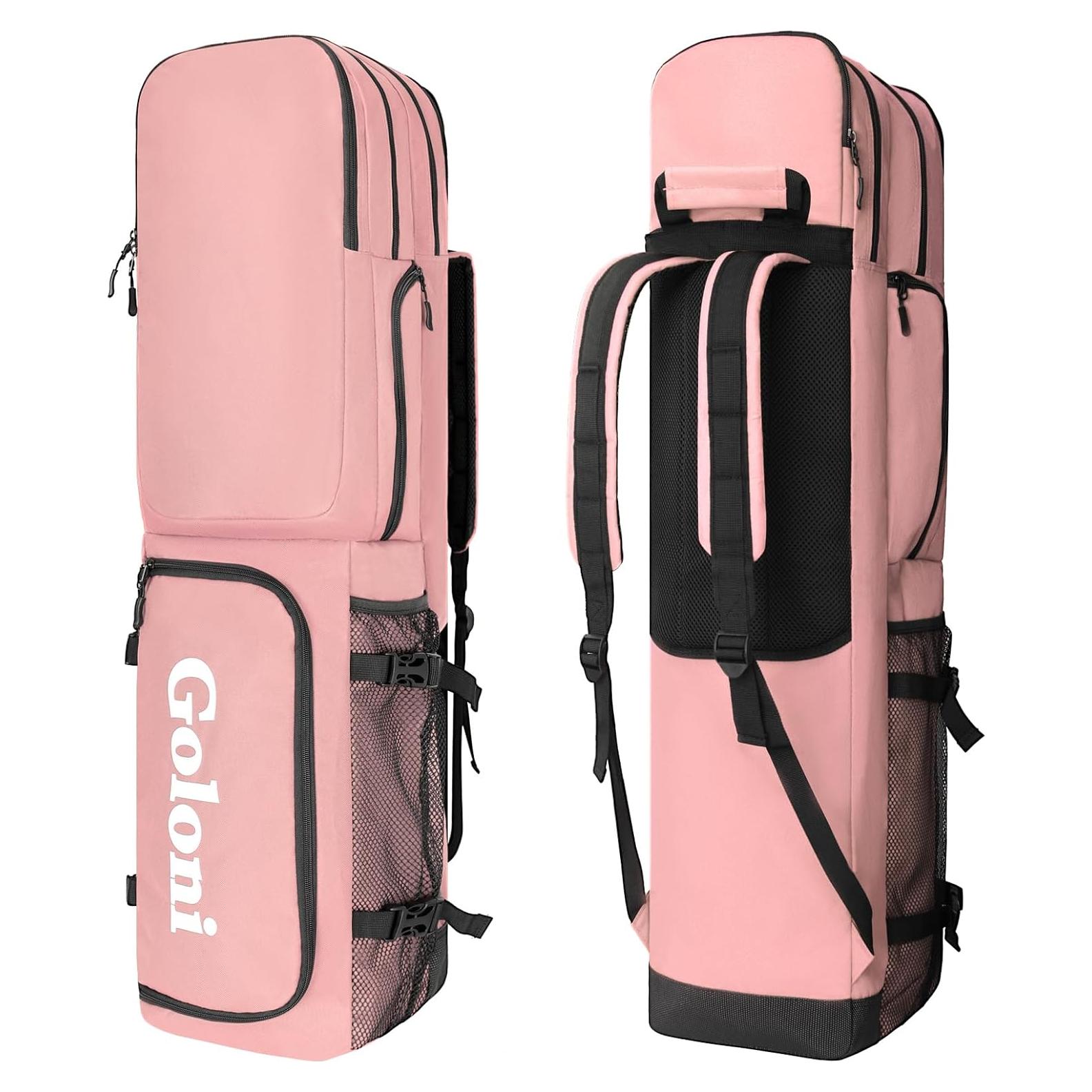 Bolsa de Hockey sobre Césped Goloni Rosa 50L con Compartimento
