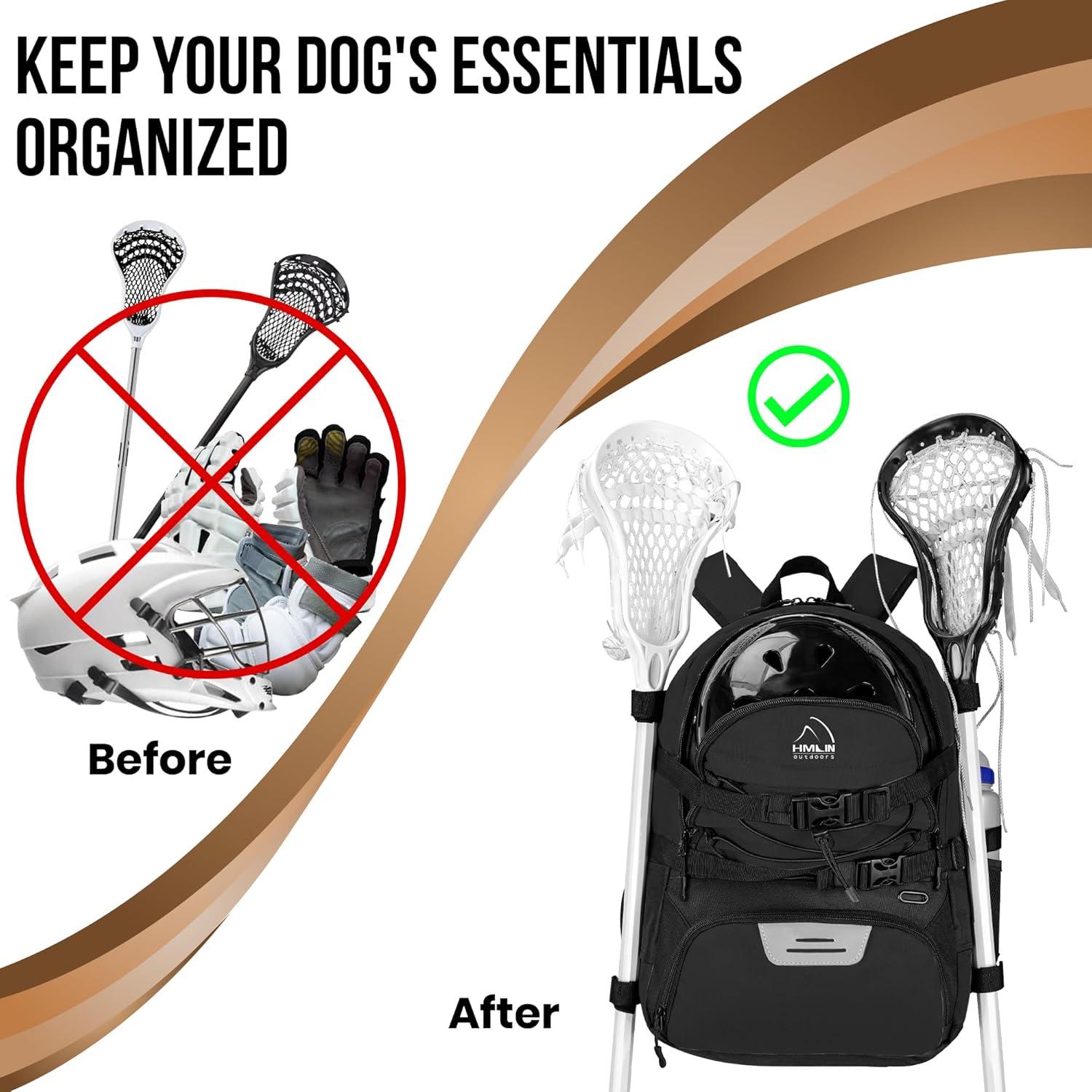 Bolsa Deportiva HMLIN para Lacrosse y Hockey - Negro