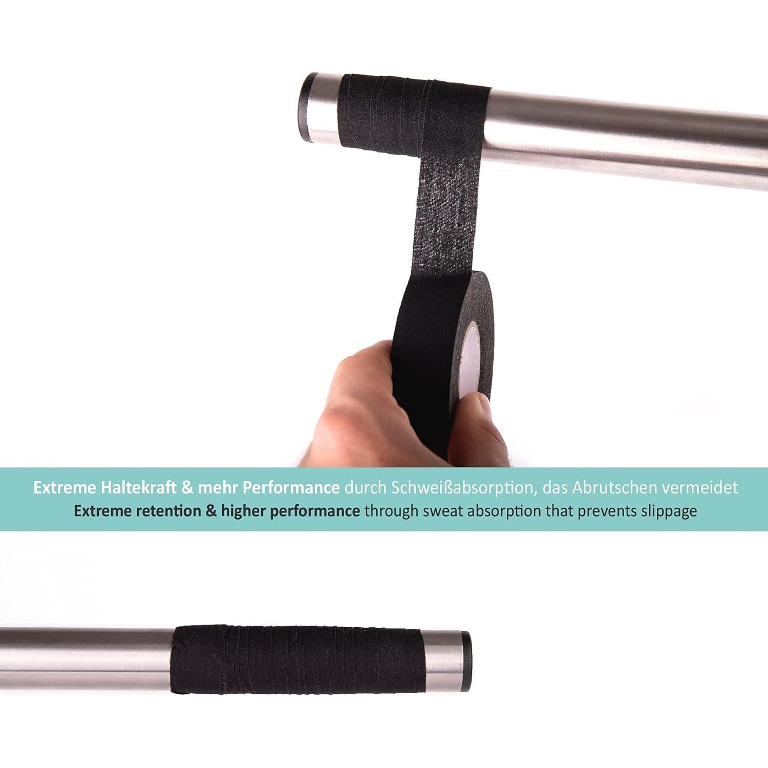 Cinta de Agarre Antideslizante Pullup & Dip 25m para Deportes