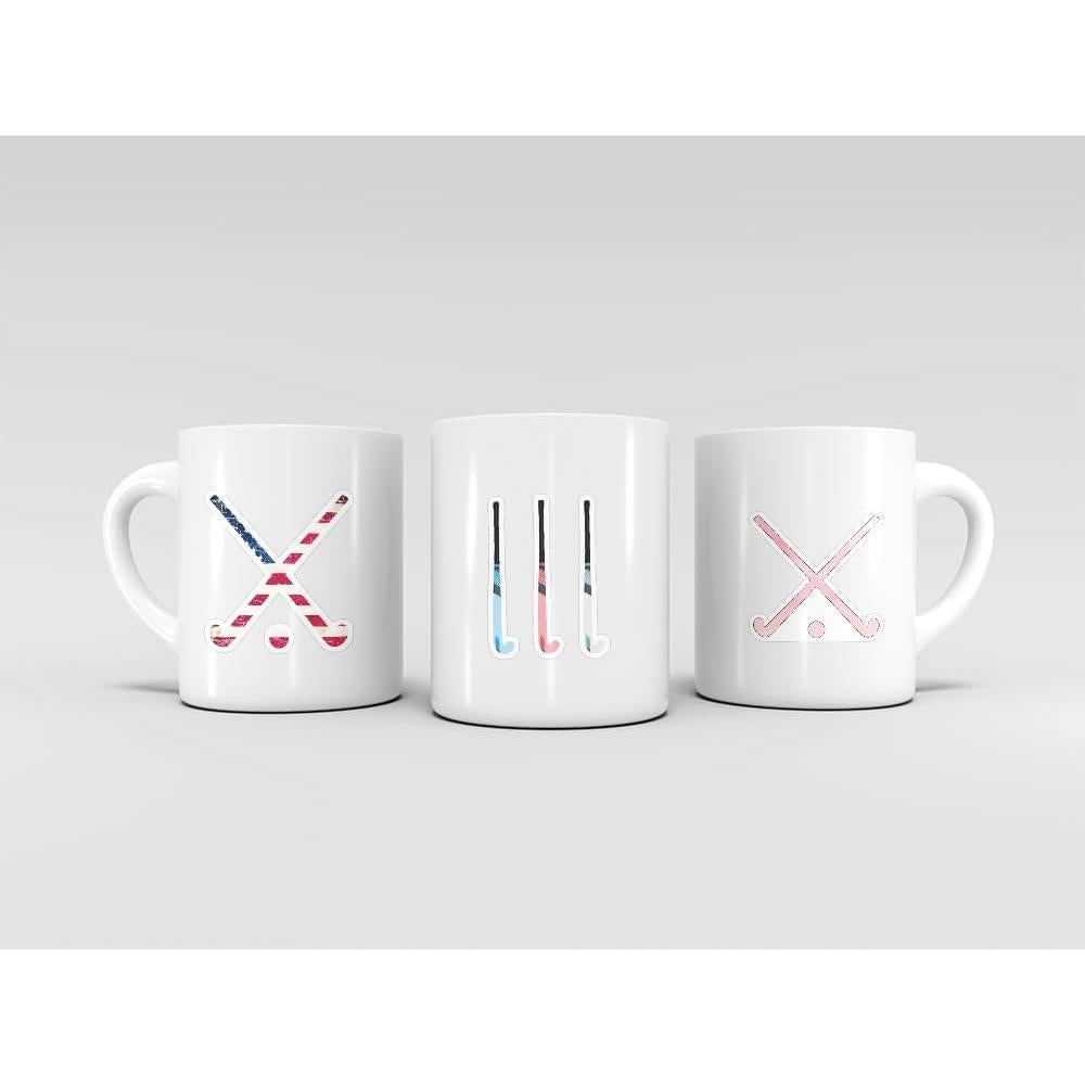 Paquete de 20 Calcomanías de Hockey ZeeWish - Vinilo Impermeable