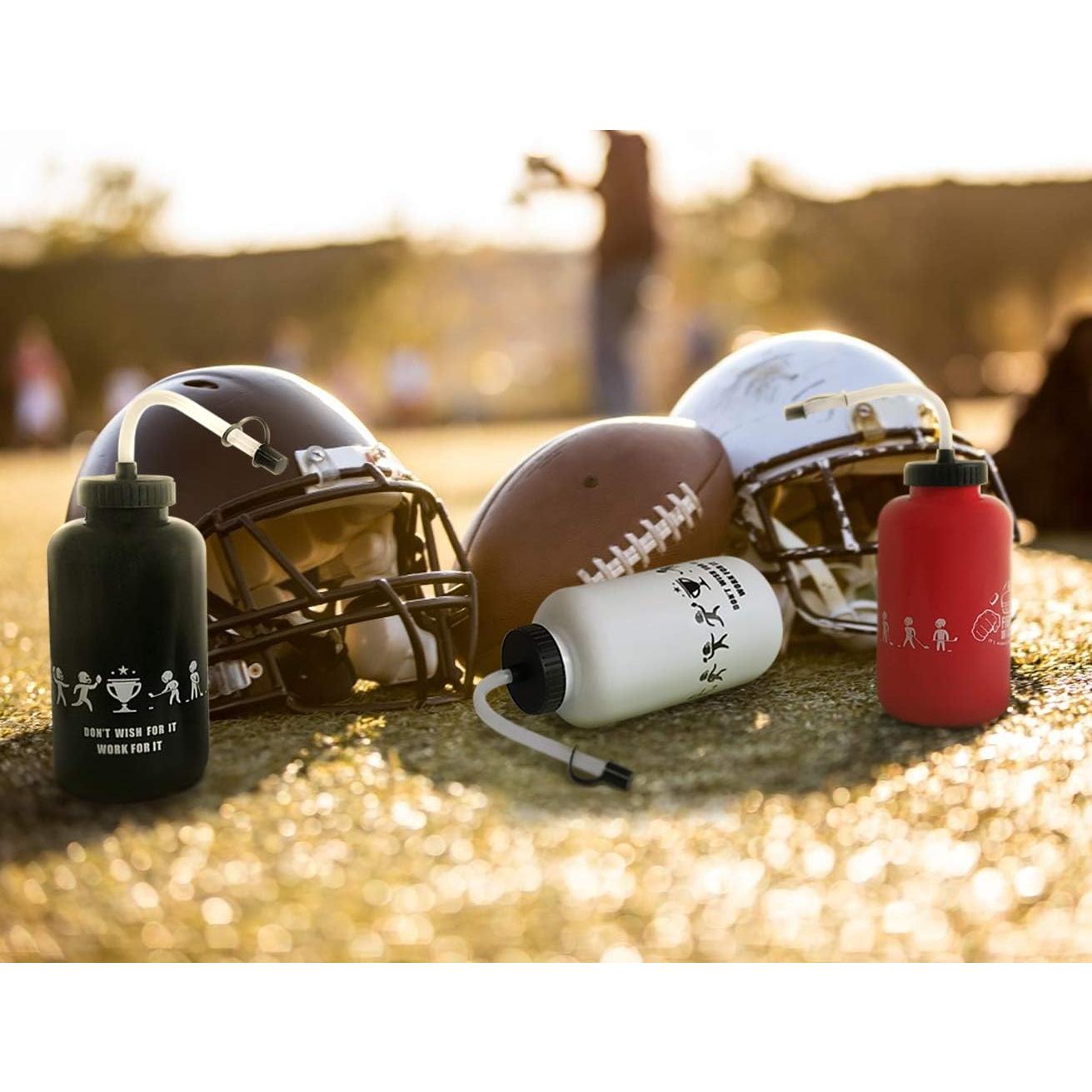 Botella de Agua Deportiva SolForis 1L Blanca a Prueba de Fugas