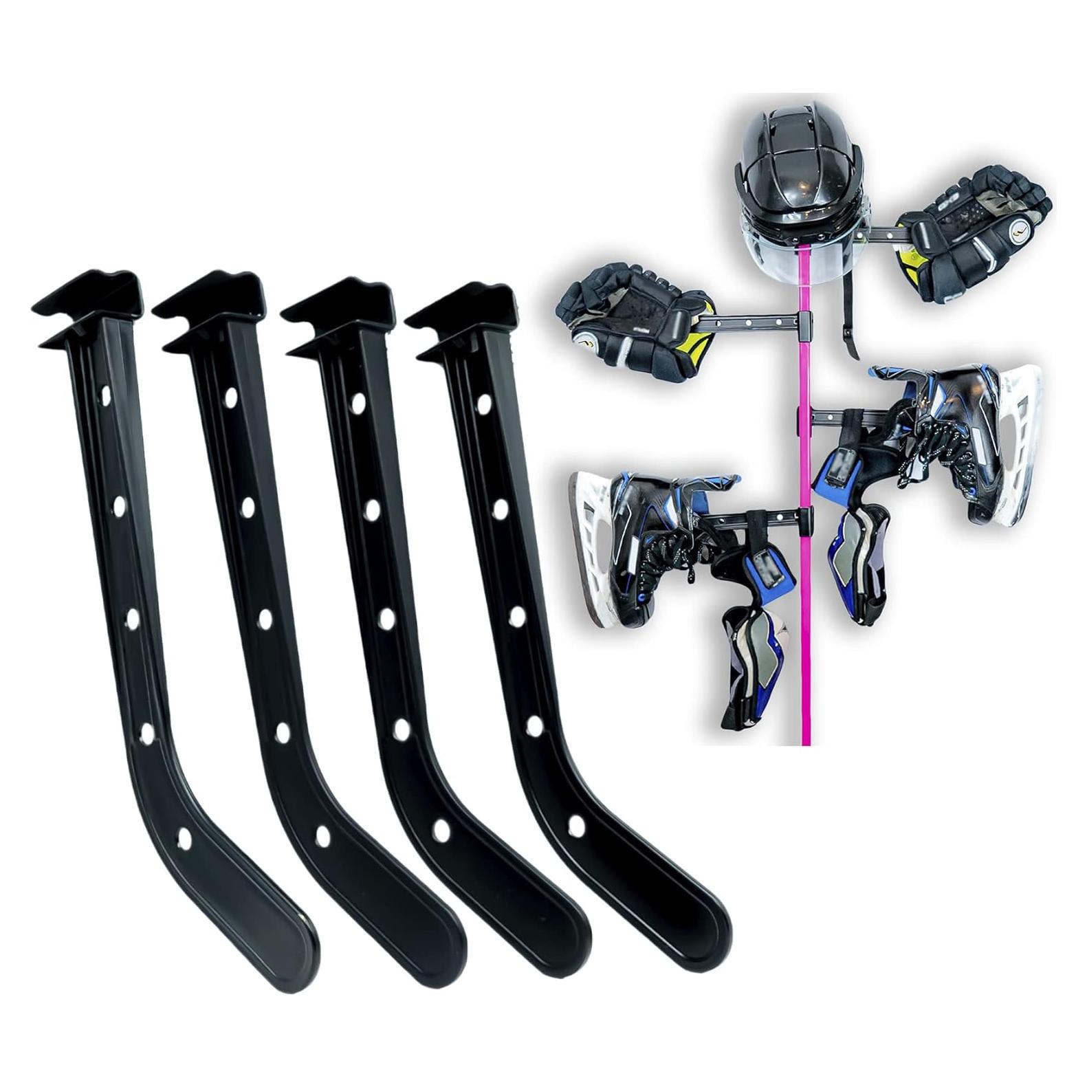 Soporte Secado Portátil Wraparound para Hockey - Paquete de 4