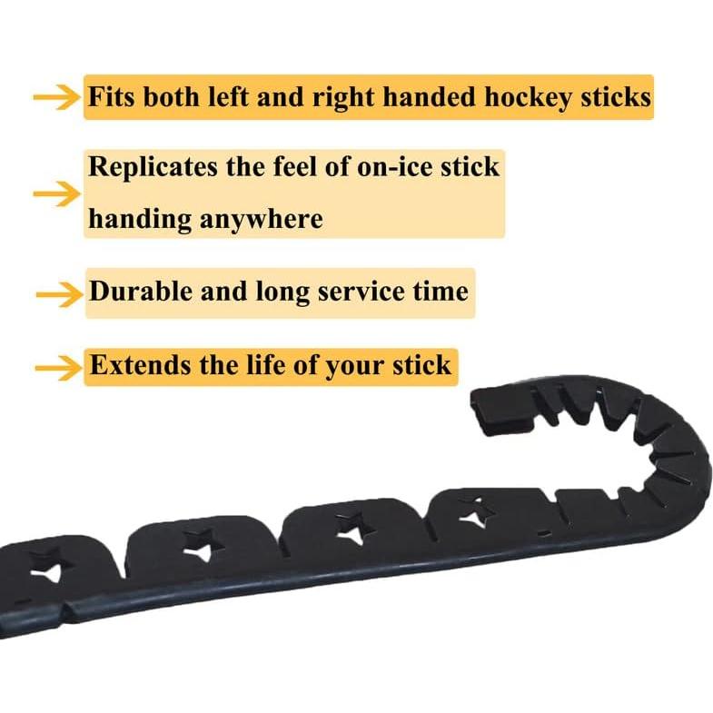 Protector de hoja de palo de hockey auaurly - Paquete de 3 negro