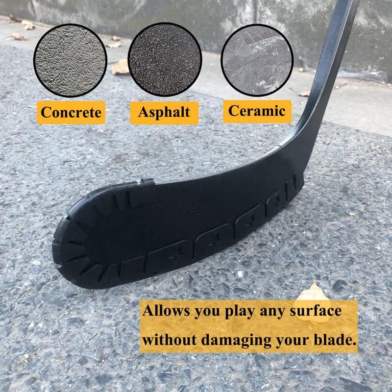 Protector de hoja de palo de hockey auaurly - Paquete de 3 negro