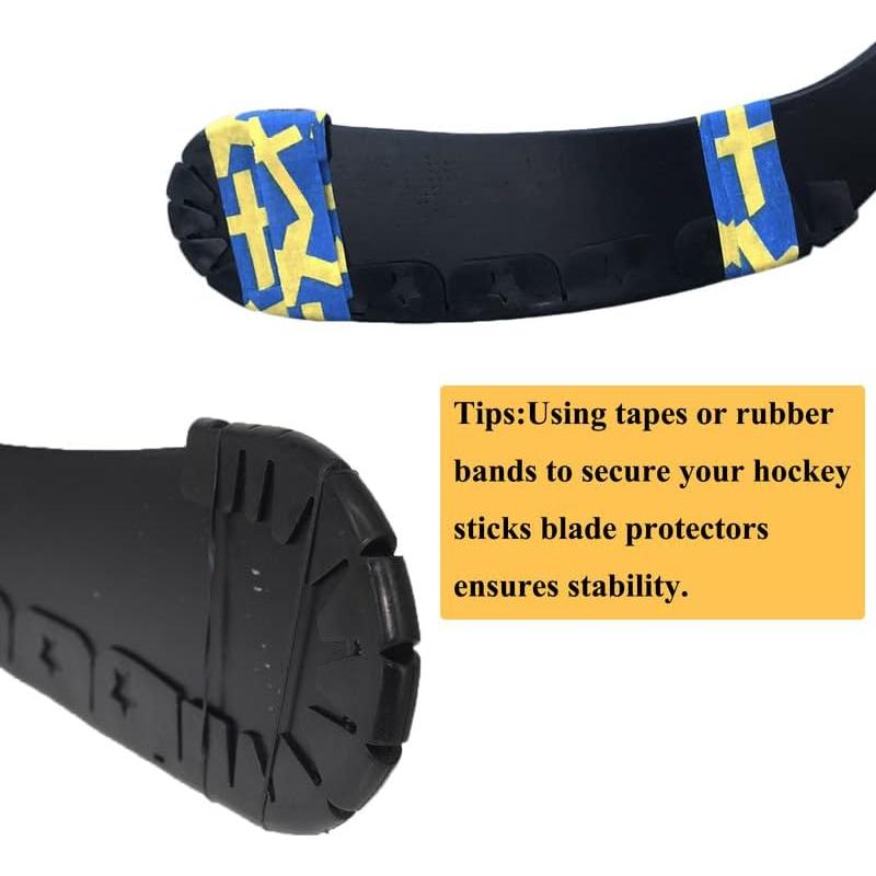 Protector de hoja de palo de hockey auaurly - Paquete de 3 negro