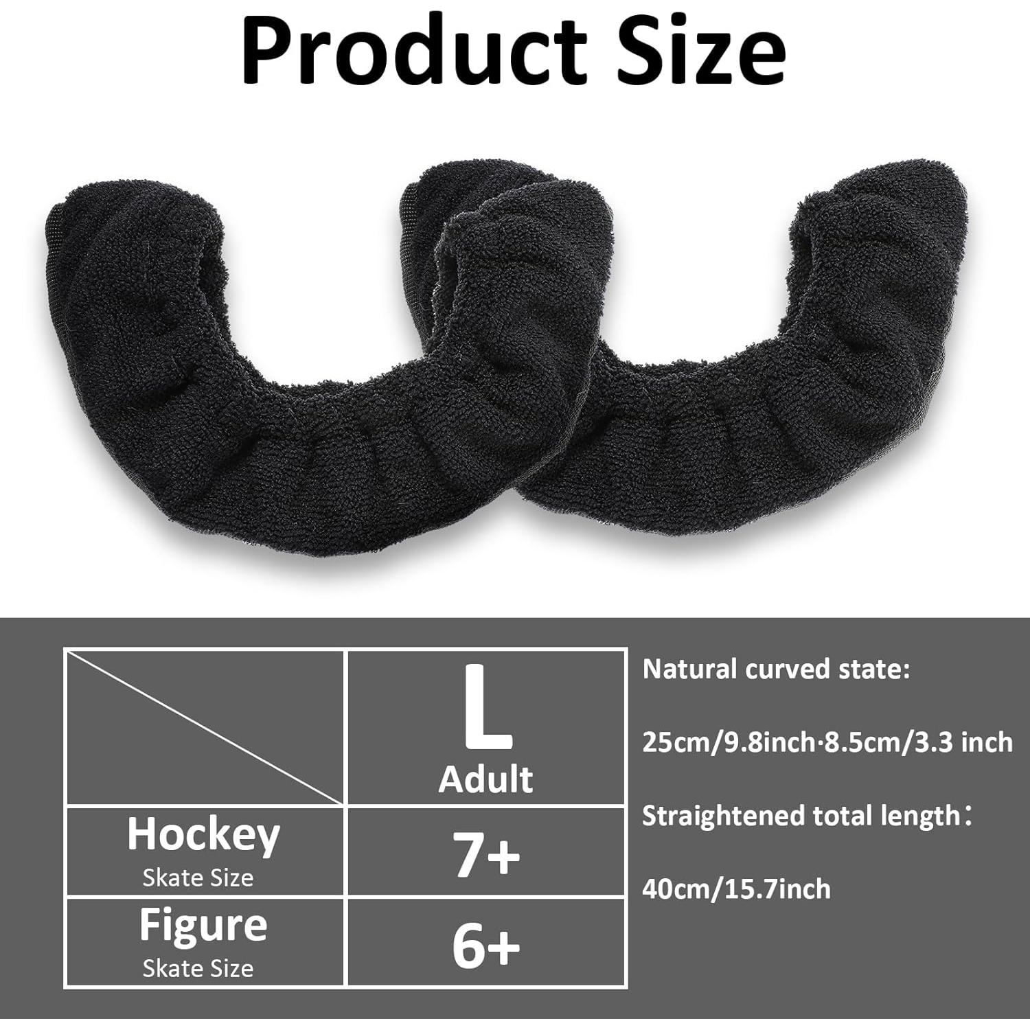 Cubiertas de cuchillas de patines de hielo Larrel, protectores universales