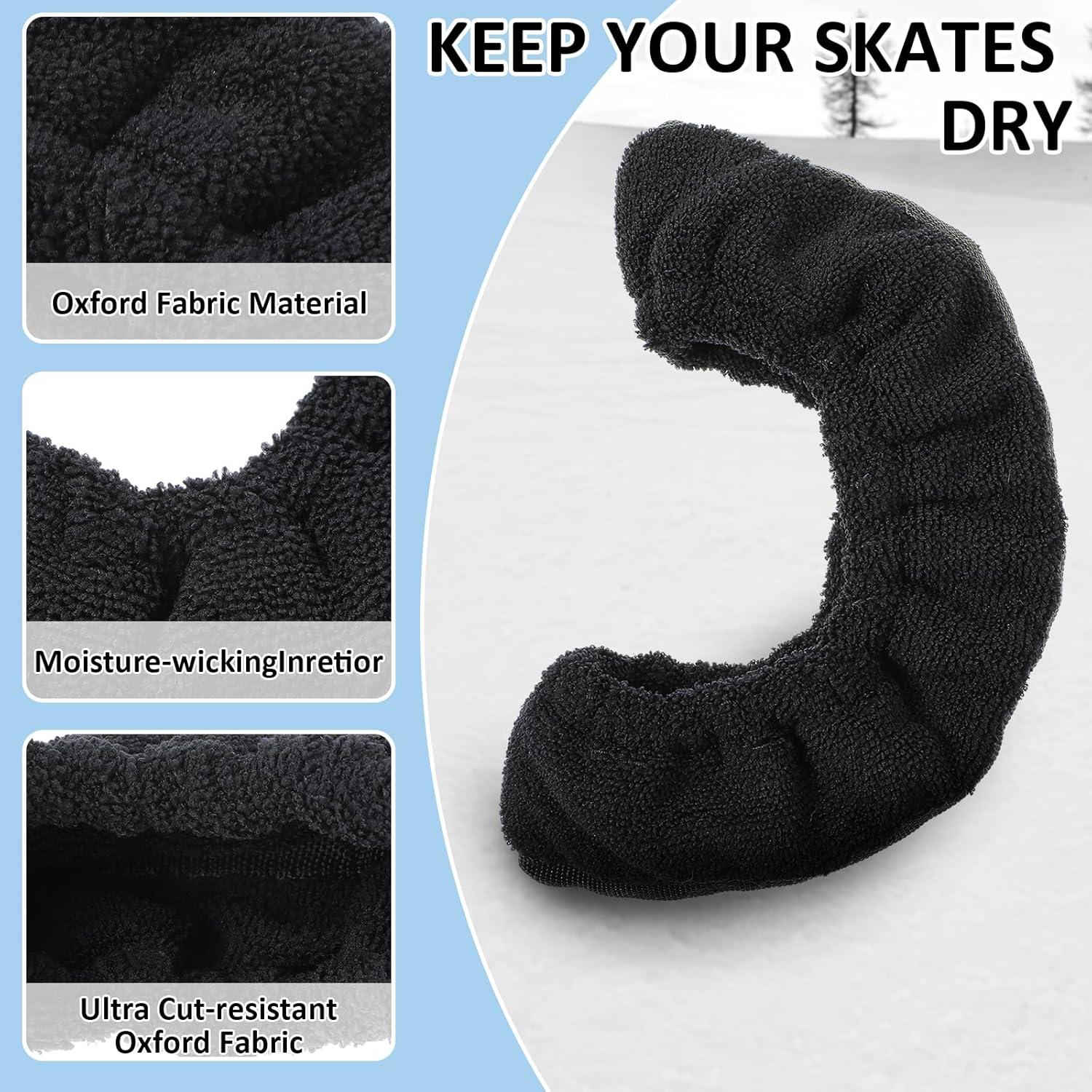 Cubiertas de cuchillas de patines de hielo Larrel, protectores universales