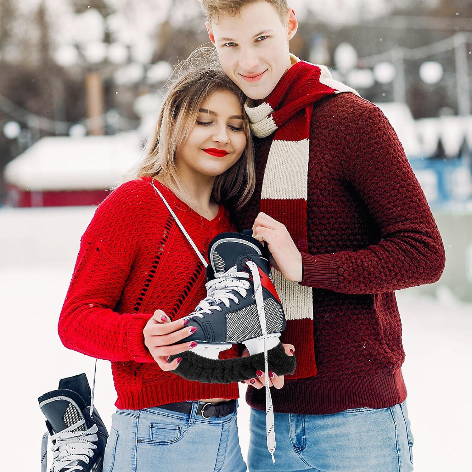 Cubiertas de cuchillas de patines de hielo Larrel, protectores universales