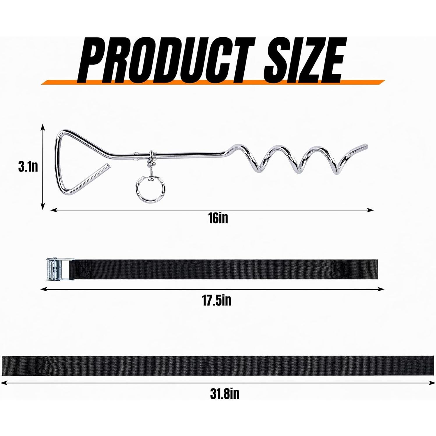 Kit de Ancla para Aro de Baloncesto RunNico - Alta Resistencia