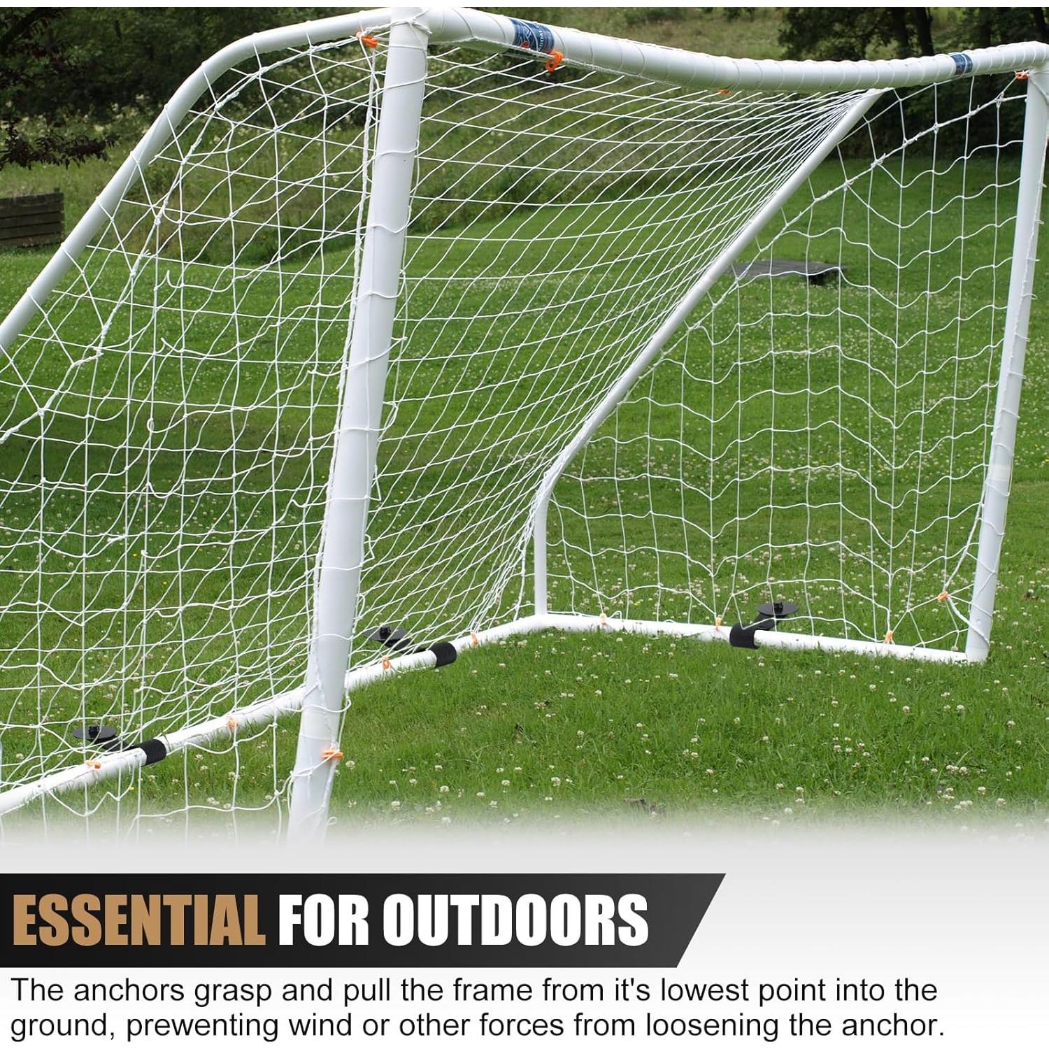 Kit de Anclajes de Trampolín LEIFIDE 6 Piezas 30 cm