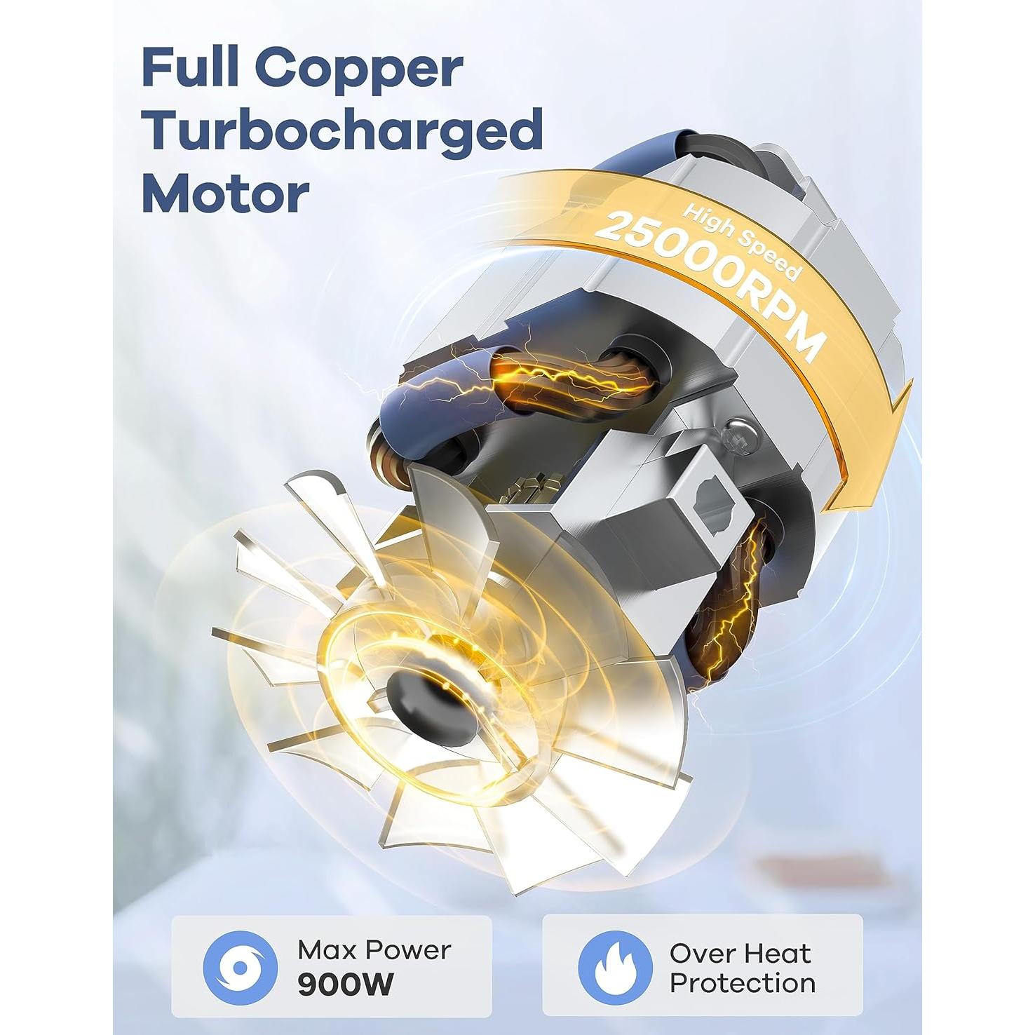 Licuadora Ganiza GB10 900W 15 en 1 Sin BPA Negra