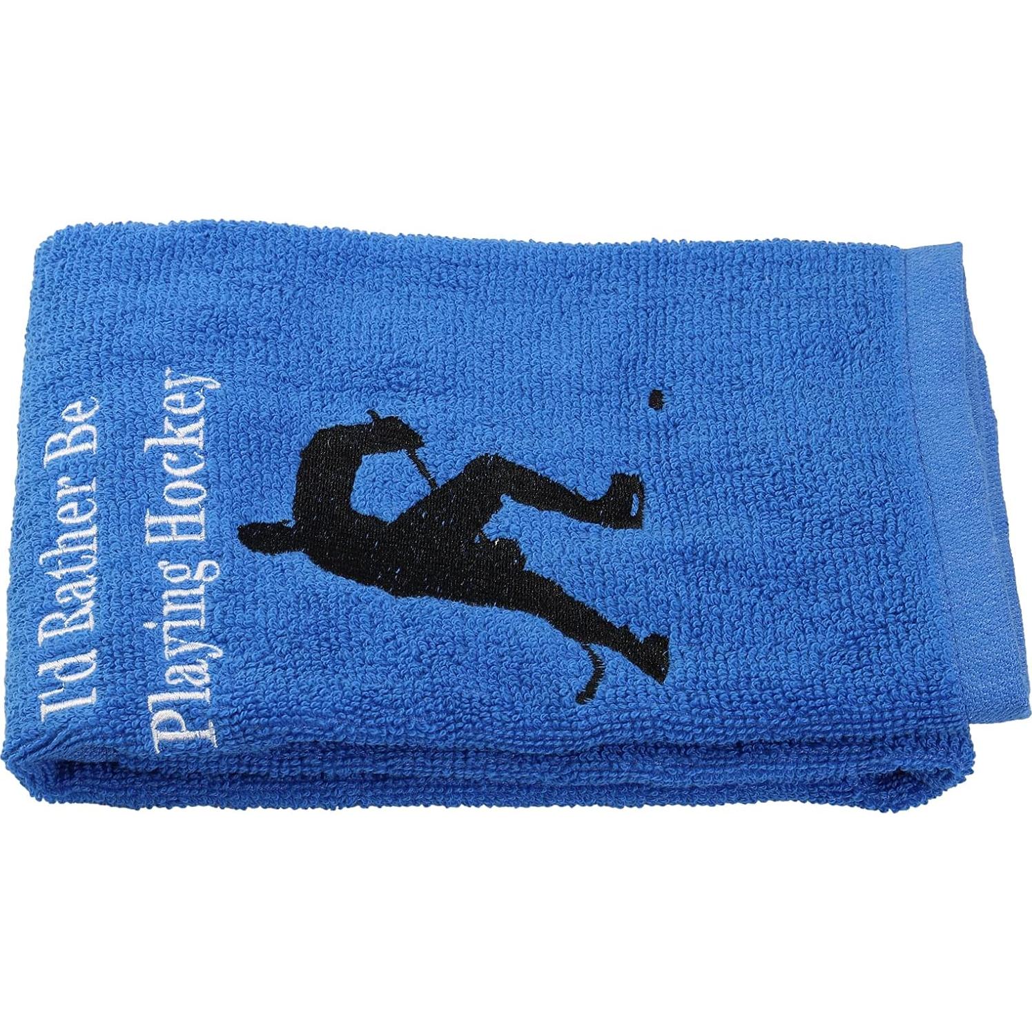 Toalla de Mano Bordada PXTIDY Hockey 66x38cm Algodón
