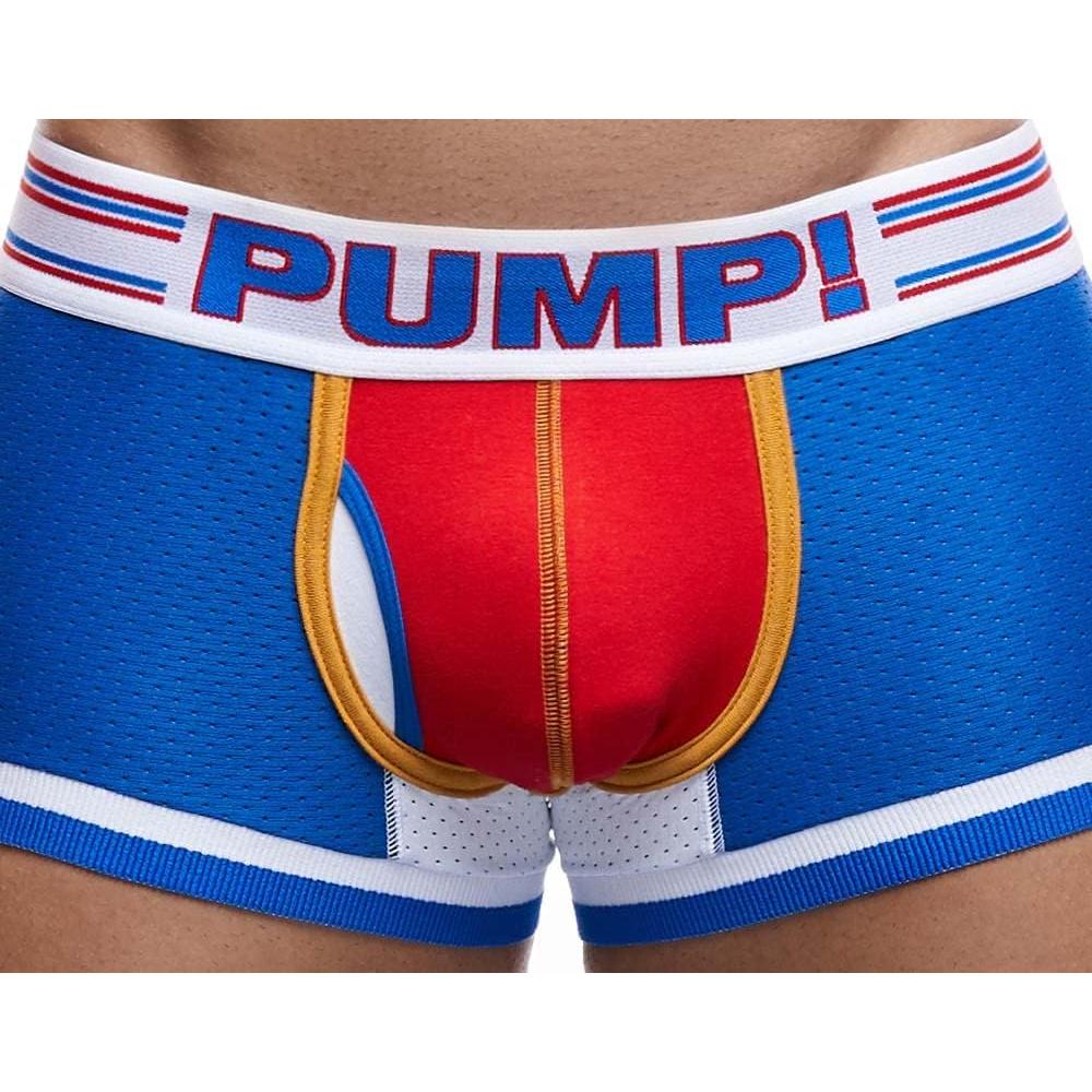 Pump! Velocidad Touchdown Cintura Rayas Azul/Rojo 45mm