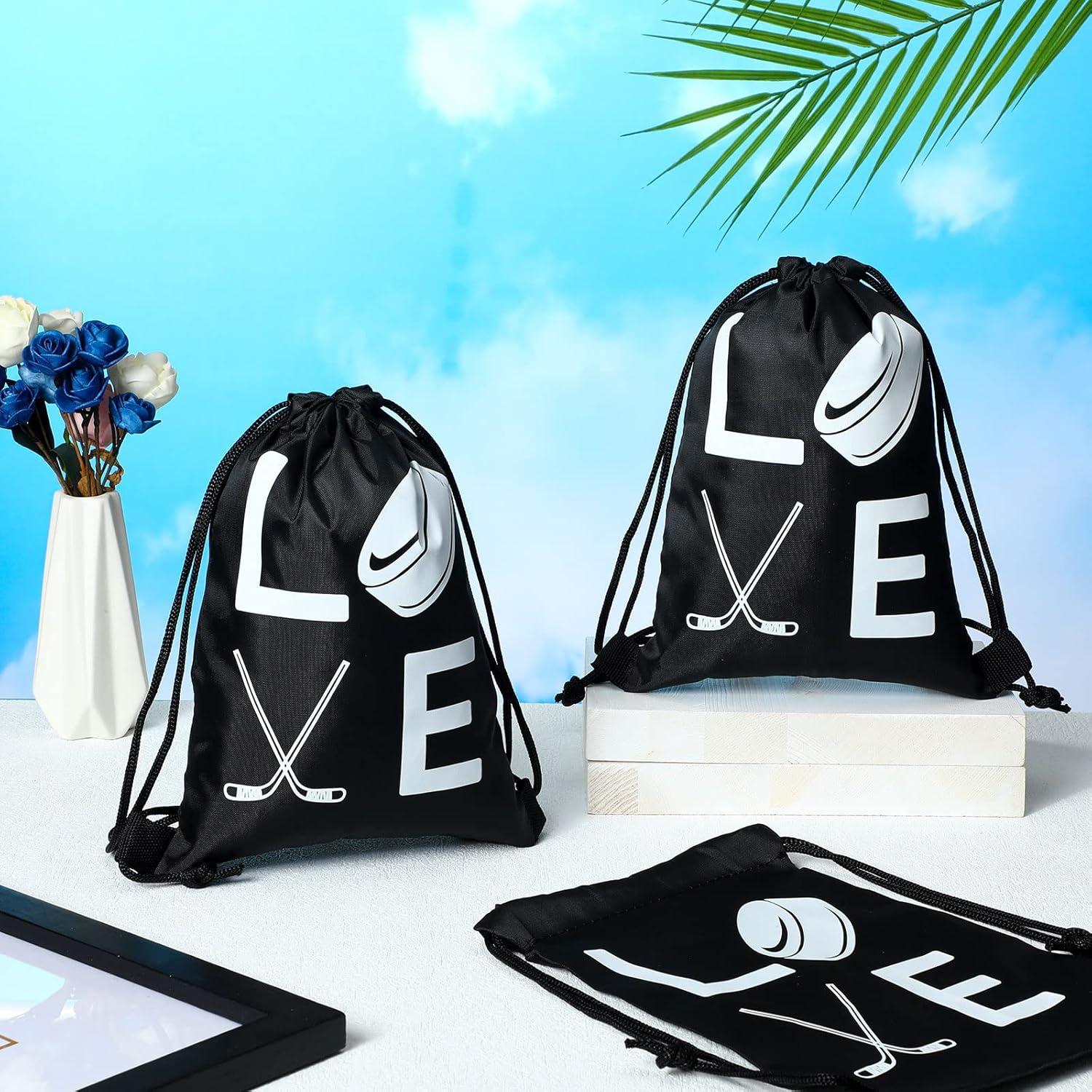 Bolsas de Regalo de Hockey Sinmoe 12 Pcs 17.78 x 25.4 cm