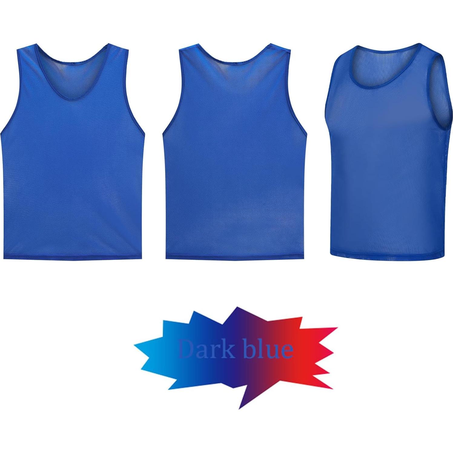 Chalecos de Entrenamiento de Malla 12 Pzs para Niños y Adultos