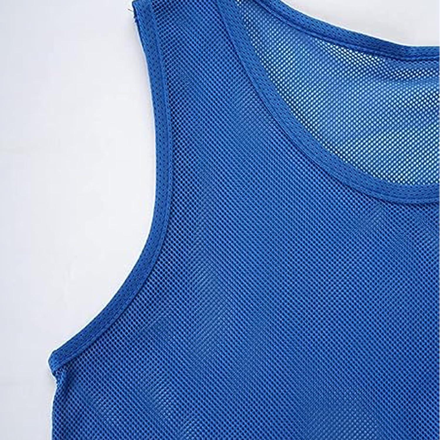 Chalecos de Entrenamiento de Malla 12 Pzs para Niños y Adultos