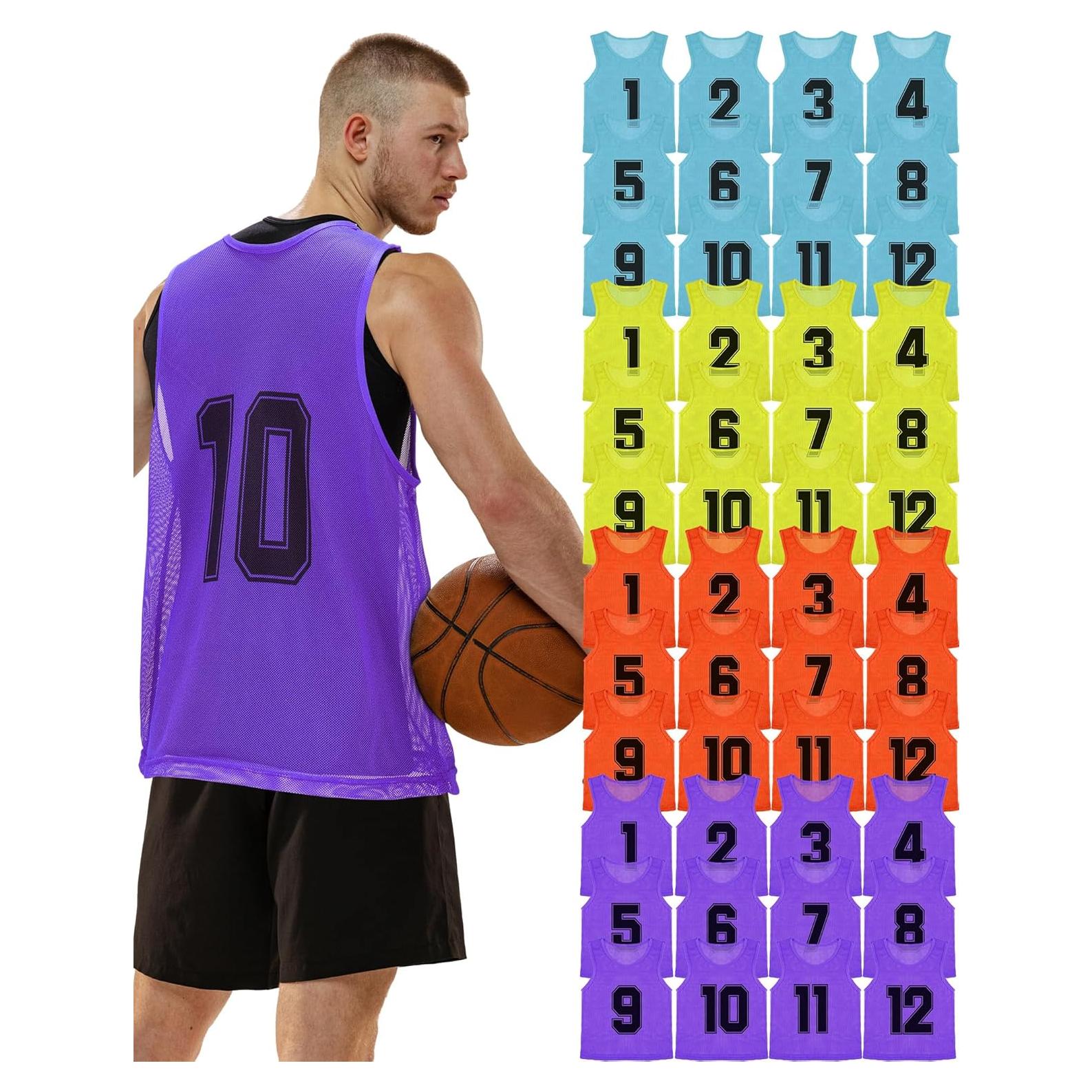 Chalecos de Entrenamiento Suhine 48 Pcs Adultos Transpirables