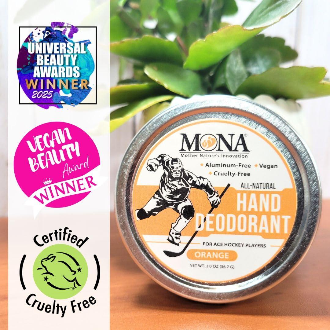 Desodorante Natural de Mano MONA BRANDS 28.35g Naranja