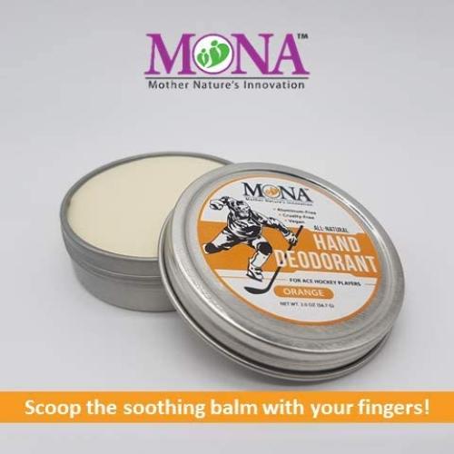 Desodorante Natural de Mano MONA BRANDS 28.35g Naranja