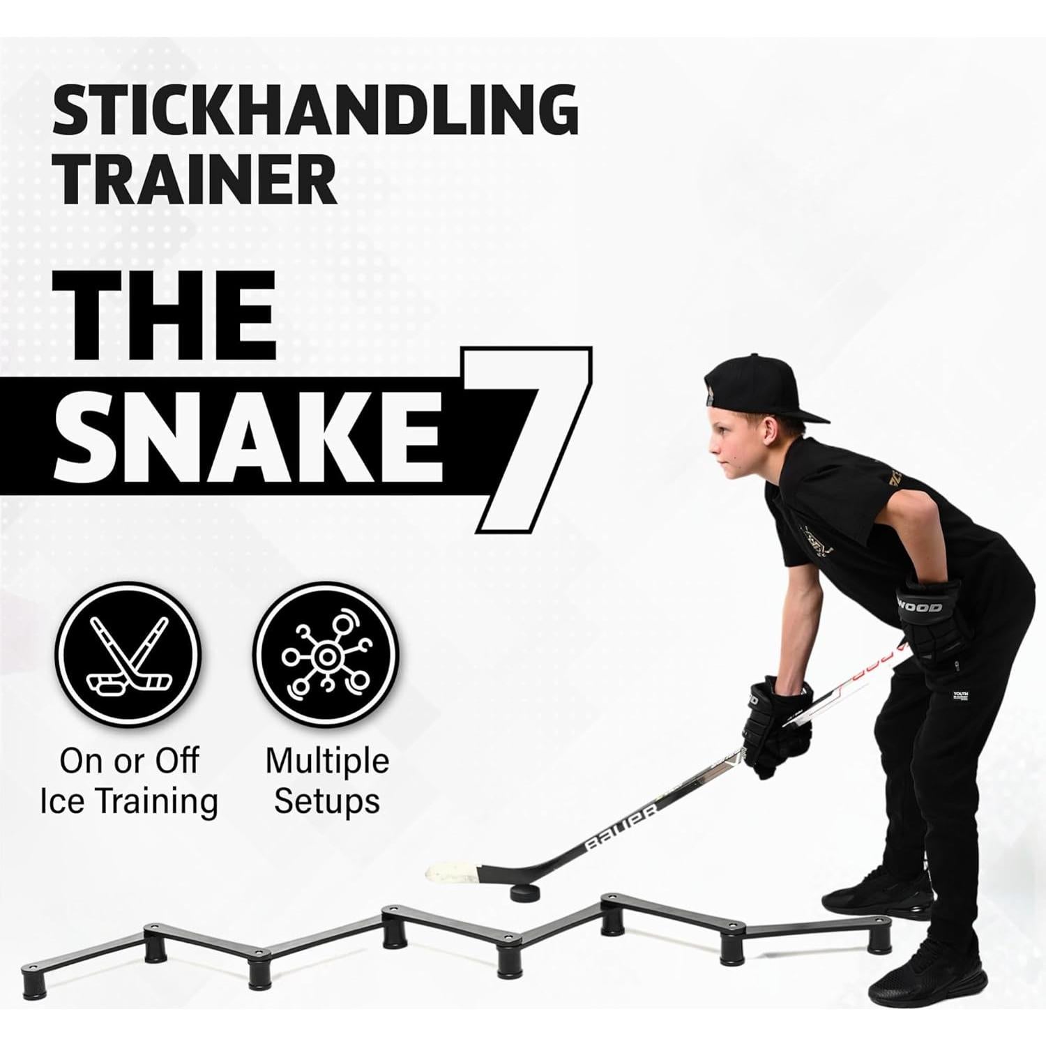 Entrenador de Hockey ACE HOCKEY Serpiente 7 - Manejo de Palo