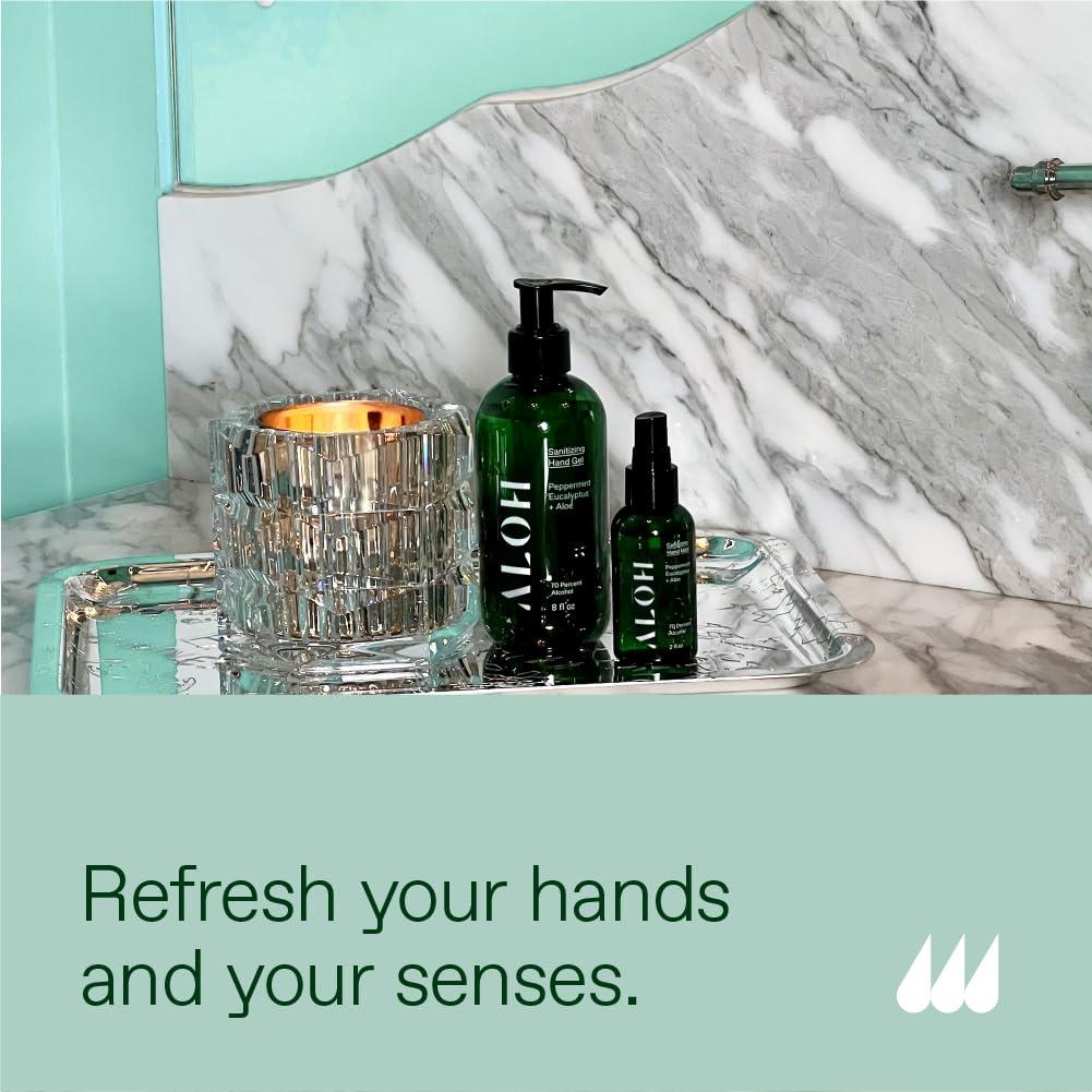 Gel Desinfectante Hidratante ALŌH 2-Pack 236ml Menta Eucalipto