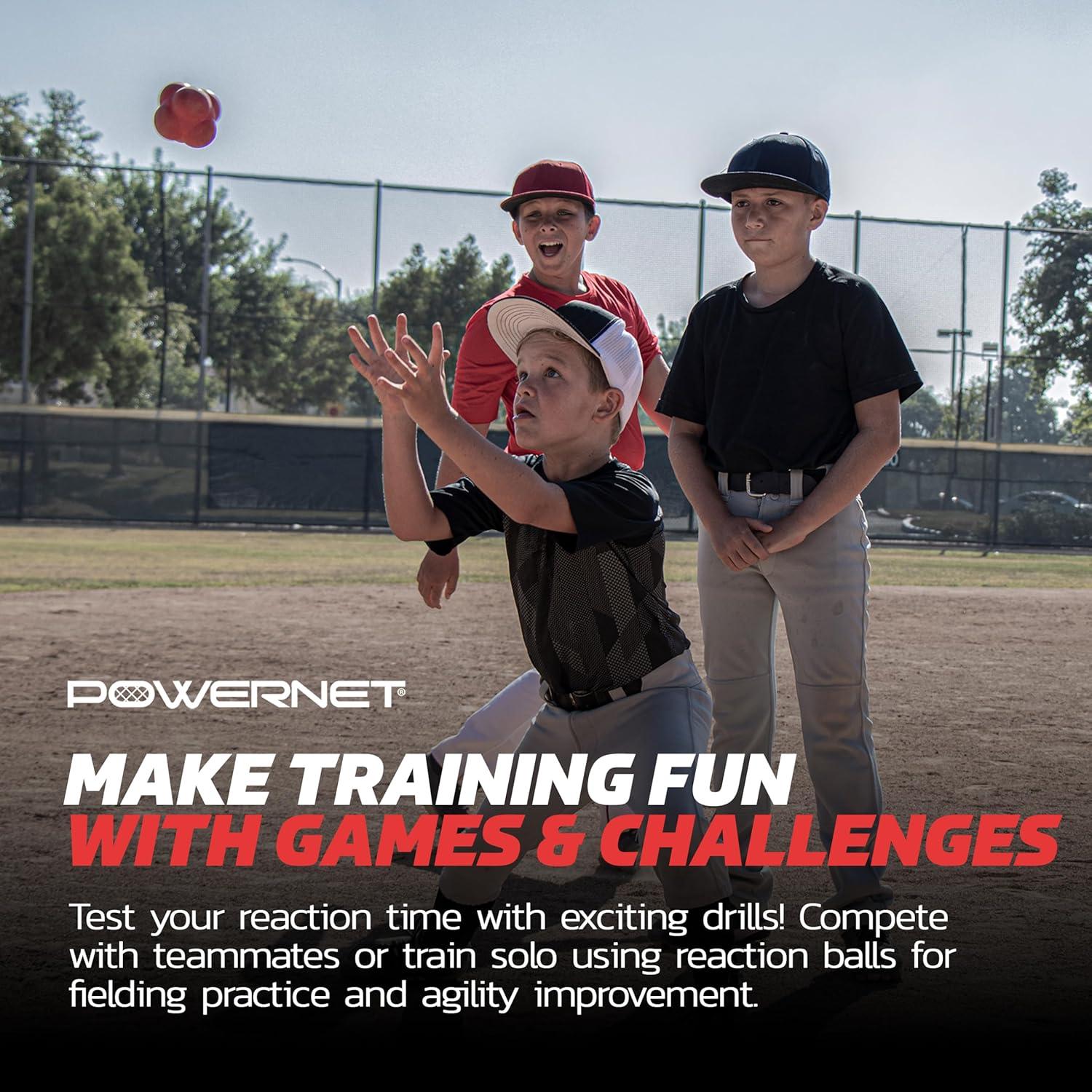 Bolas de Reacción PowerNet - Entrenador de Reflejos y Agilidad - Paquete de 2