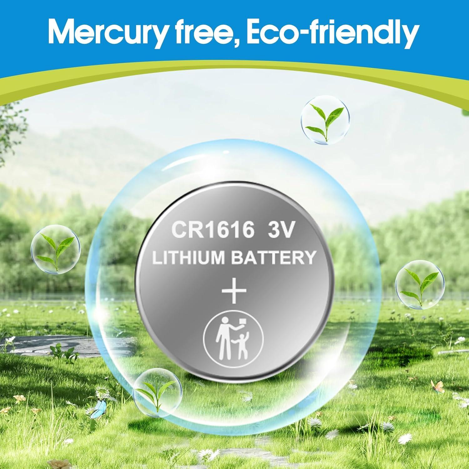 Baterías CR1616 de Litio LeKai - Paquete de 6 Unidades 3V