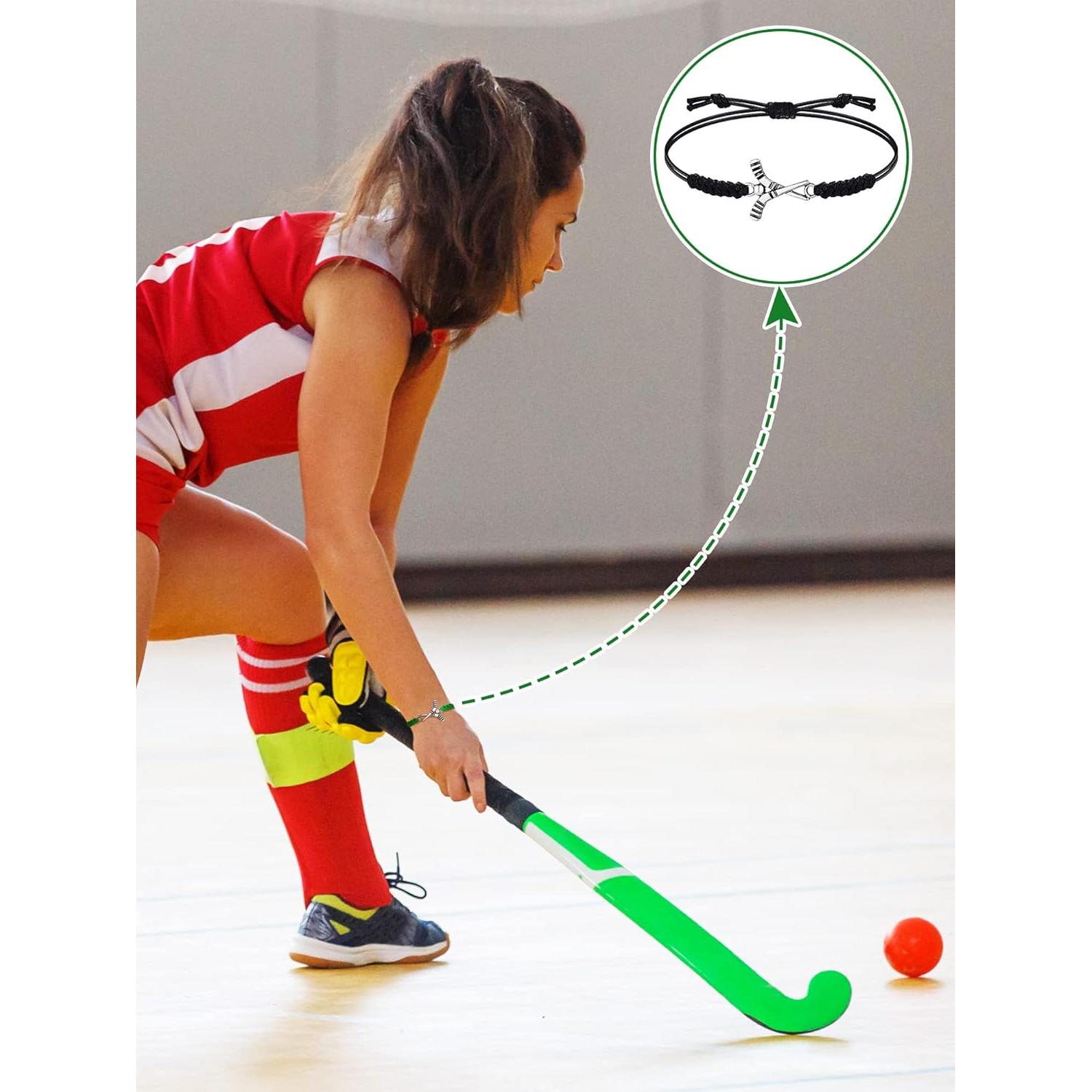 Pulseras de Hockey Ajustables Jadive - 20 Pcs Multicolor