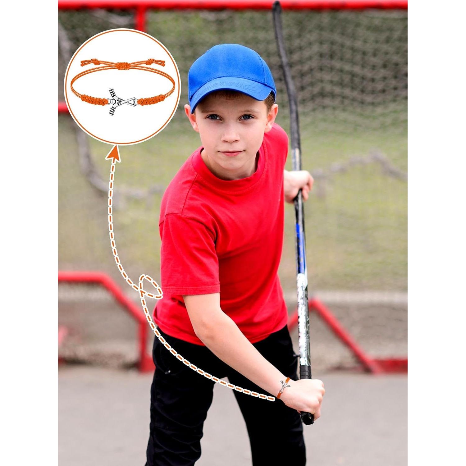 Pulseras de Hockey Ajustables Jadive - 20 Pcs Multicolor