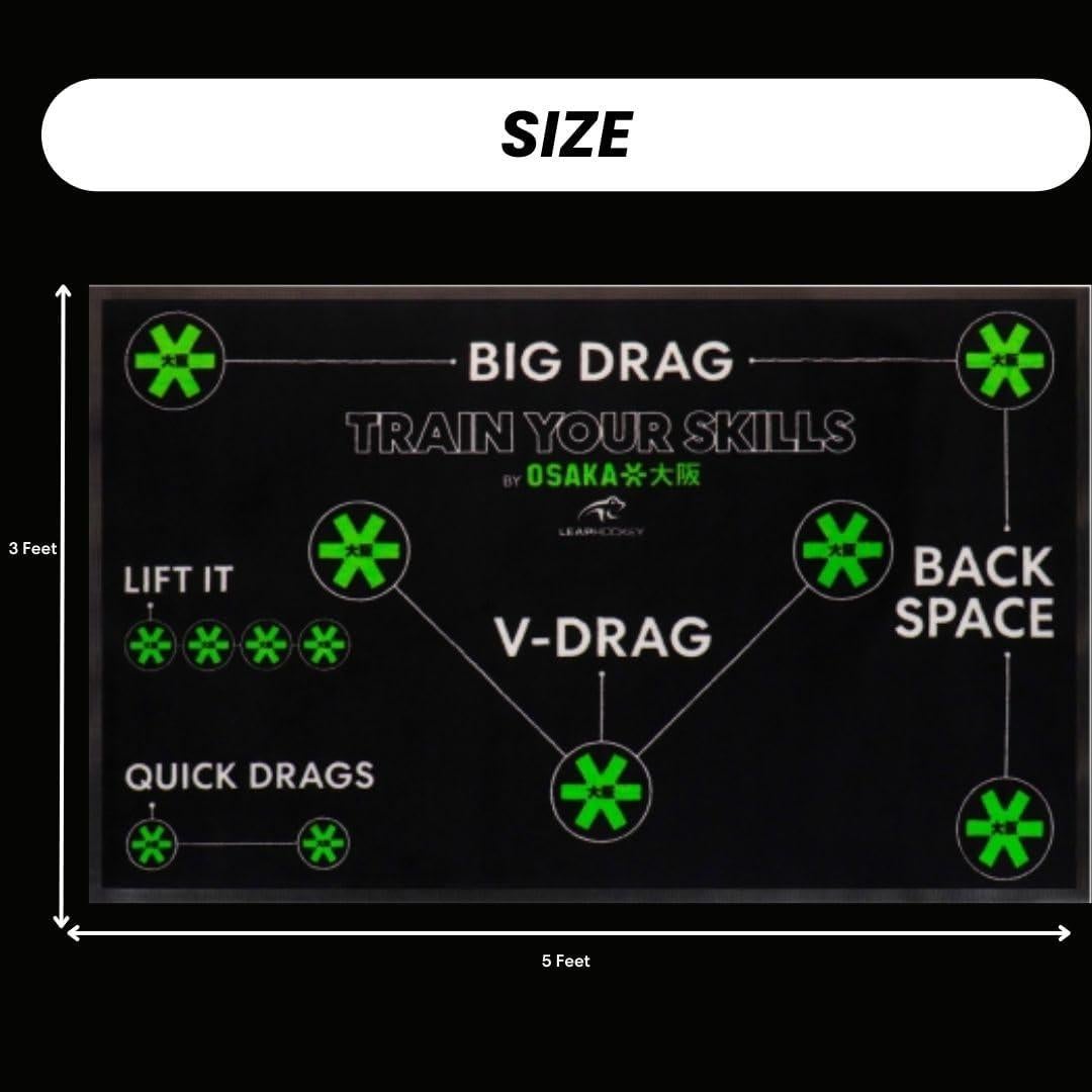 Alfombra de Entrenamiento Hockey sobre Césped Osaka 150x90cm