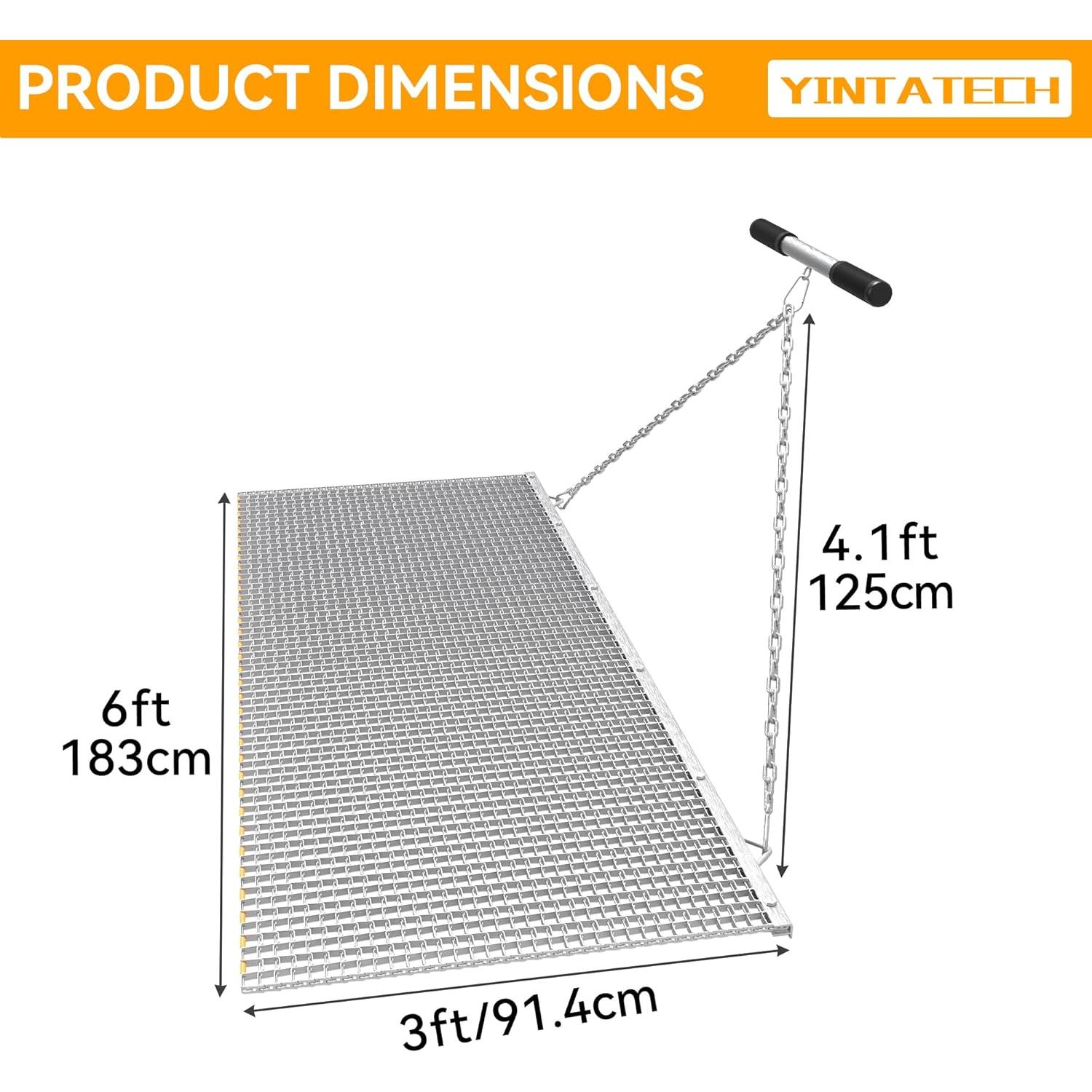 Alfombrilla de Arrastre YINTATECH 1.83x0.91m para Béisbol