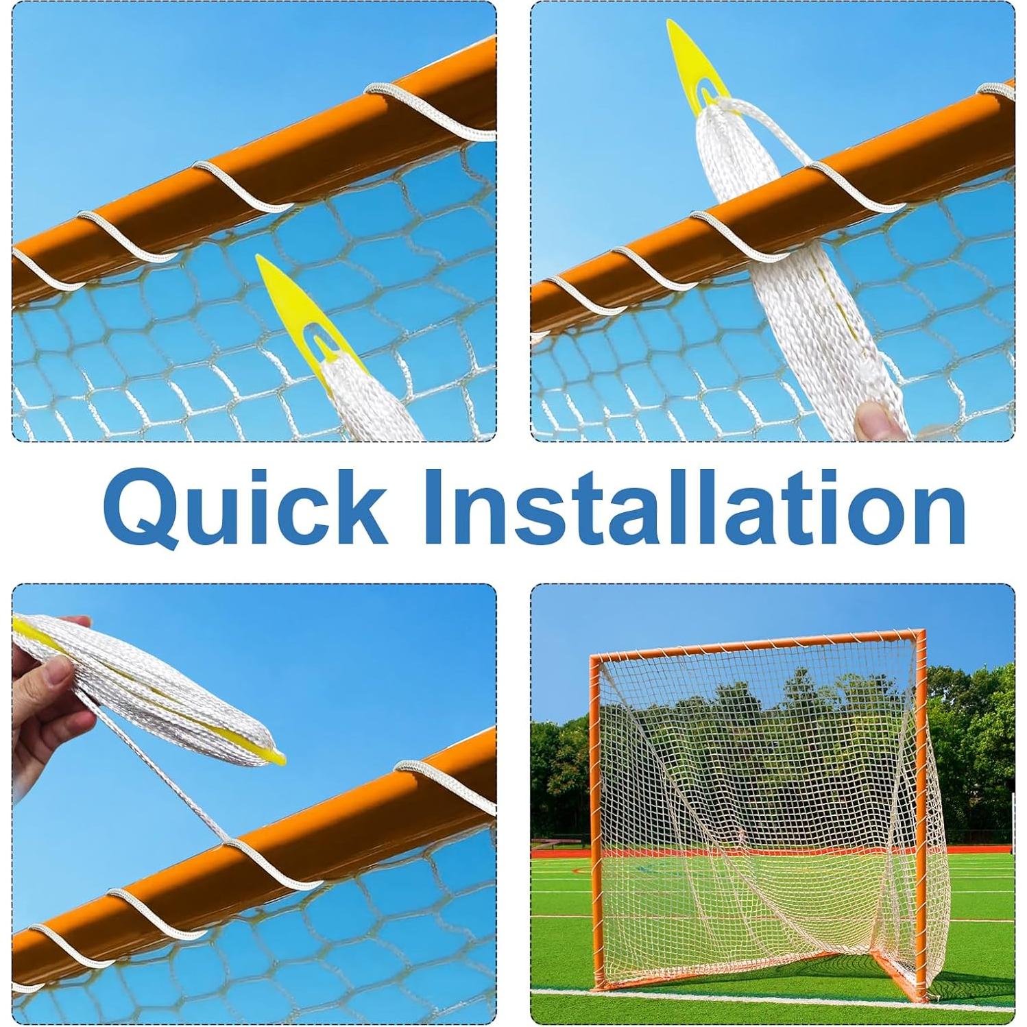 Cuerda de Enlace de Red de Lacrosse Wiseek 5mm 14.94m 2 Pcs