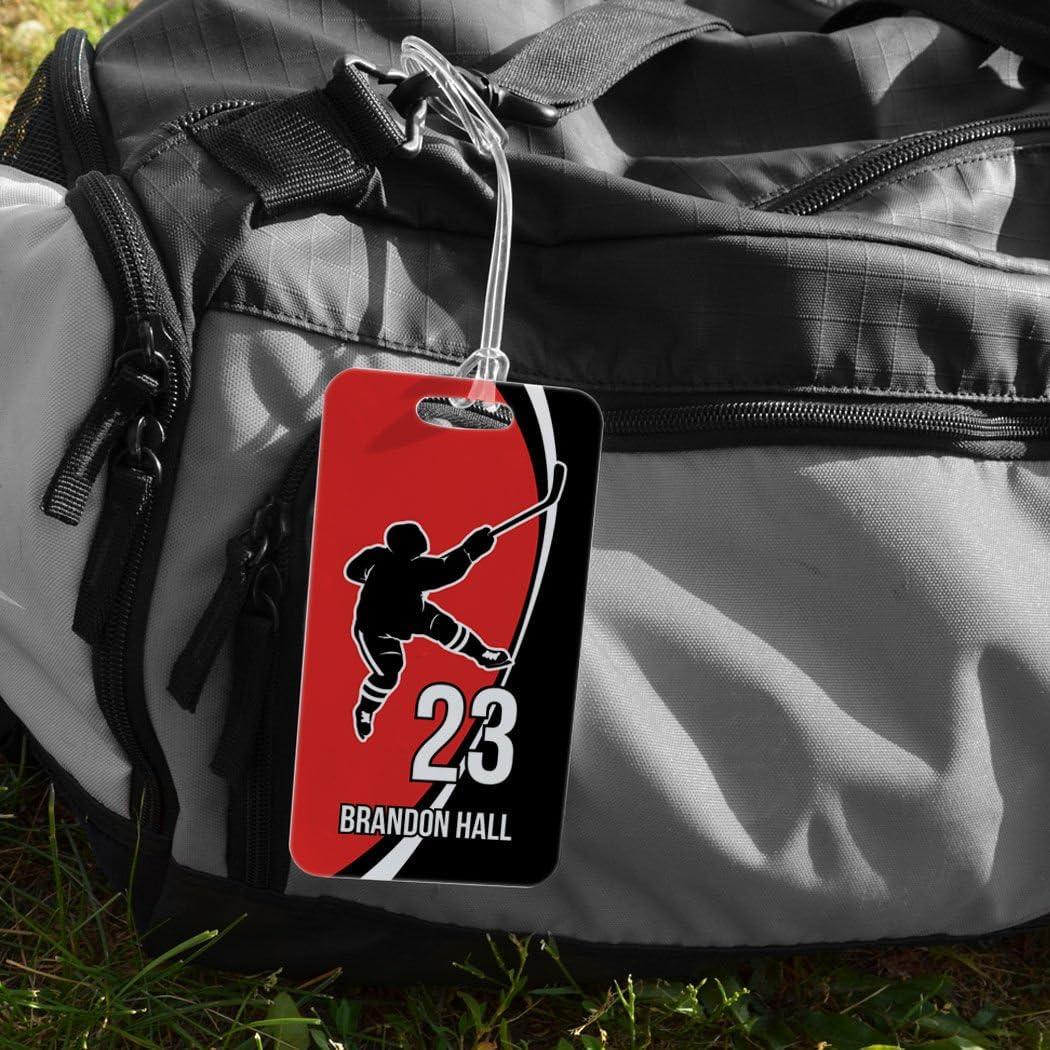 Etiqueta de Equipaje Grande ChalkTalkSPORTS Rojo/Negro