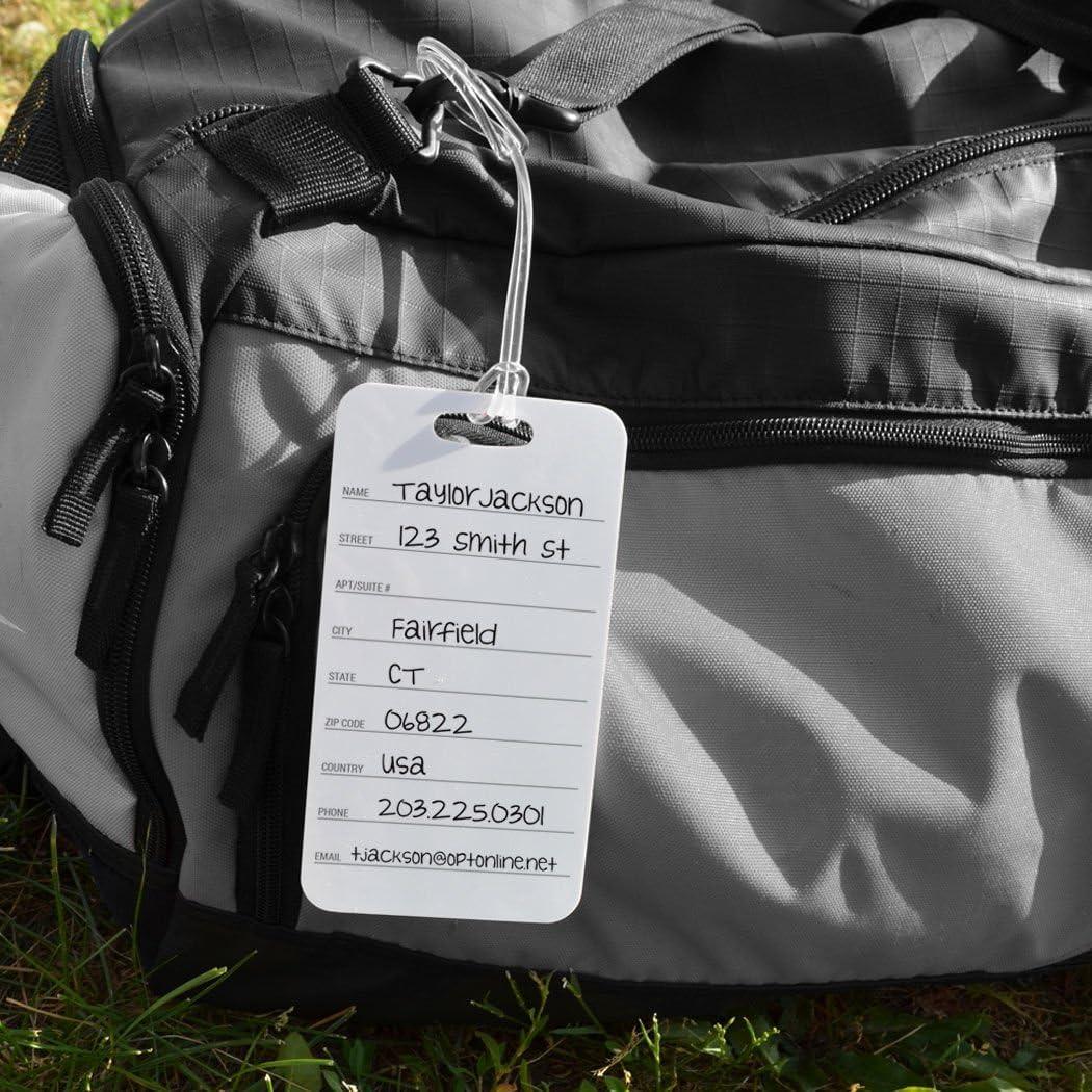 Etiqueta de Equipaje Grande ChalkTalkSPORTS Rojo/Negro